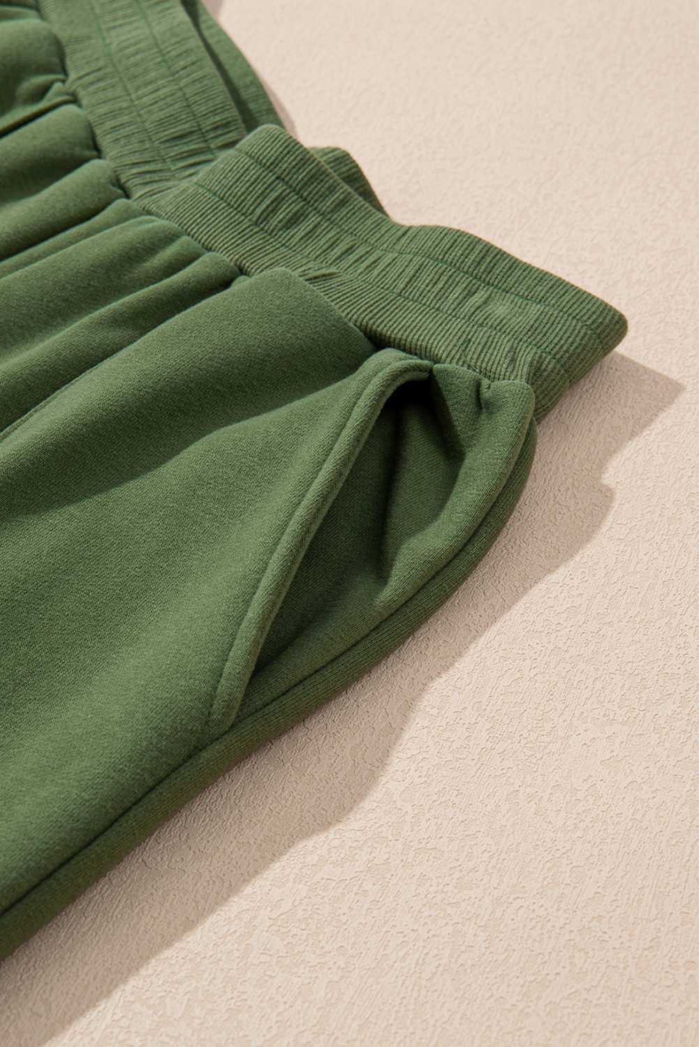 Vineyard Green Half Zip up Pullover Active Top and Joggers Set