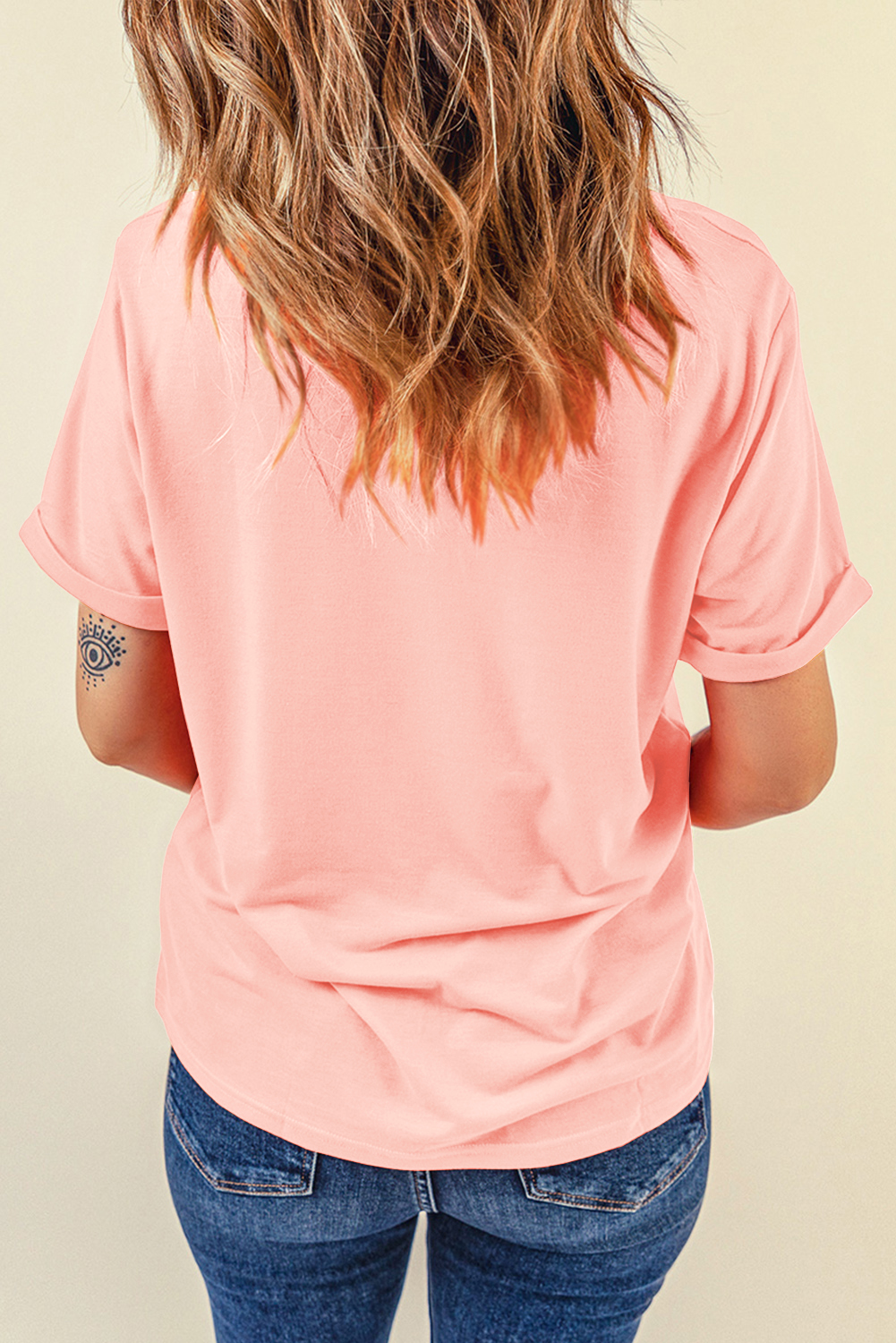 White Easter Egg Bow Bunny Ear Printed T Shirt