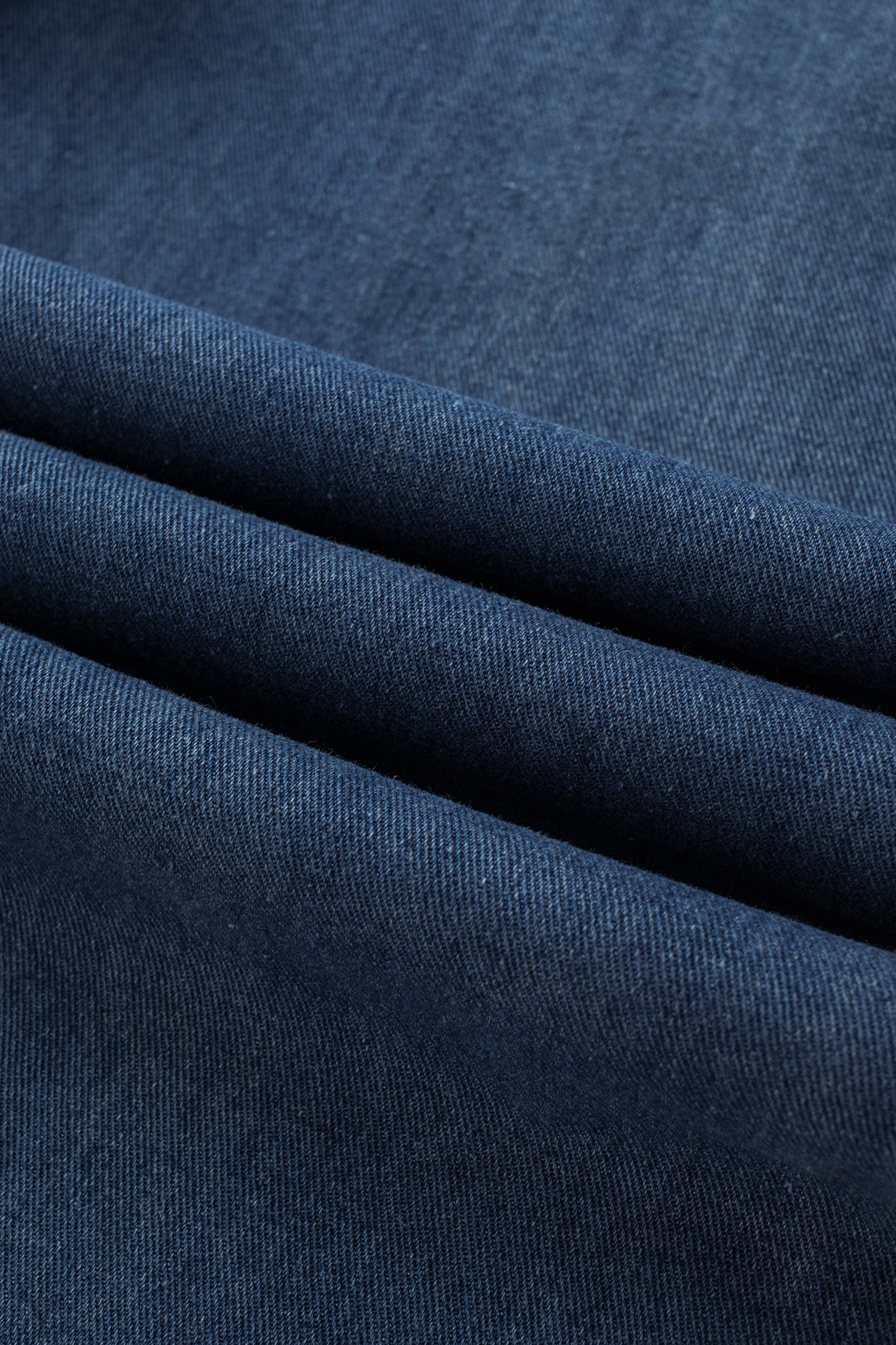 Dark Blue Crossed Tie Straps Bib Pocket Loose Denim Overalls
