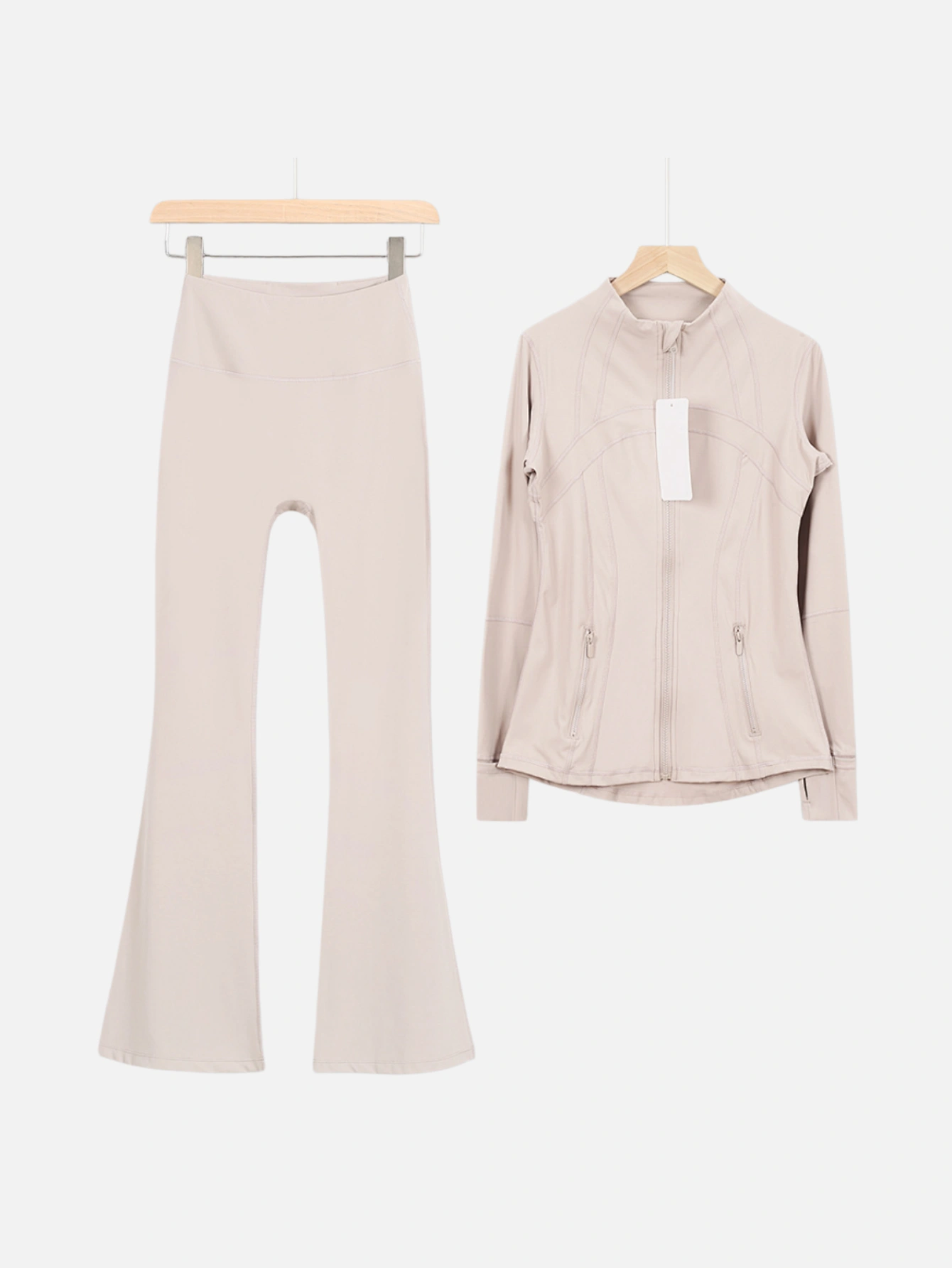 lululemon Zip-Up Jacket & Flared Pants 2-Piece Set - Lulualo