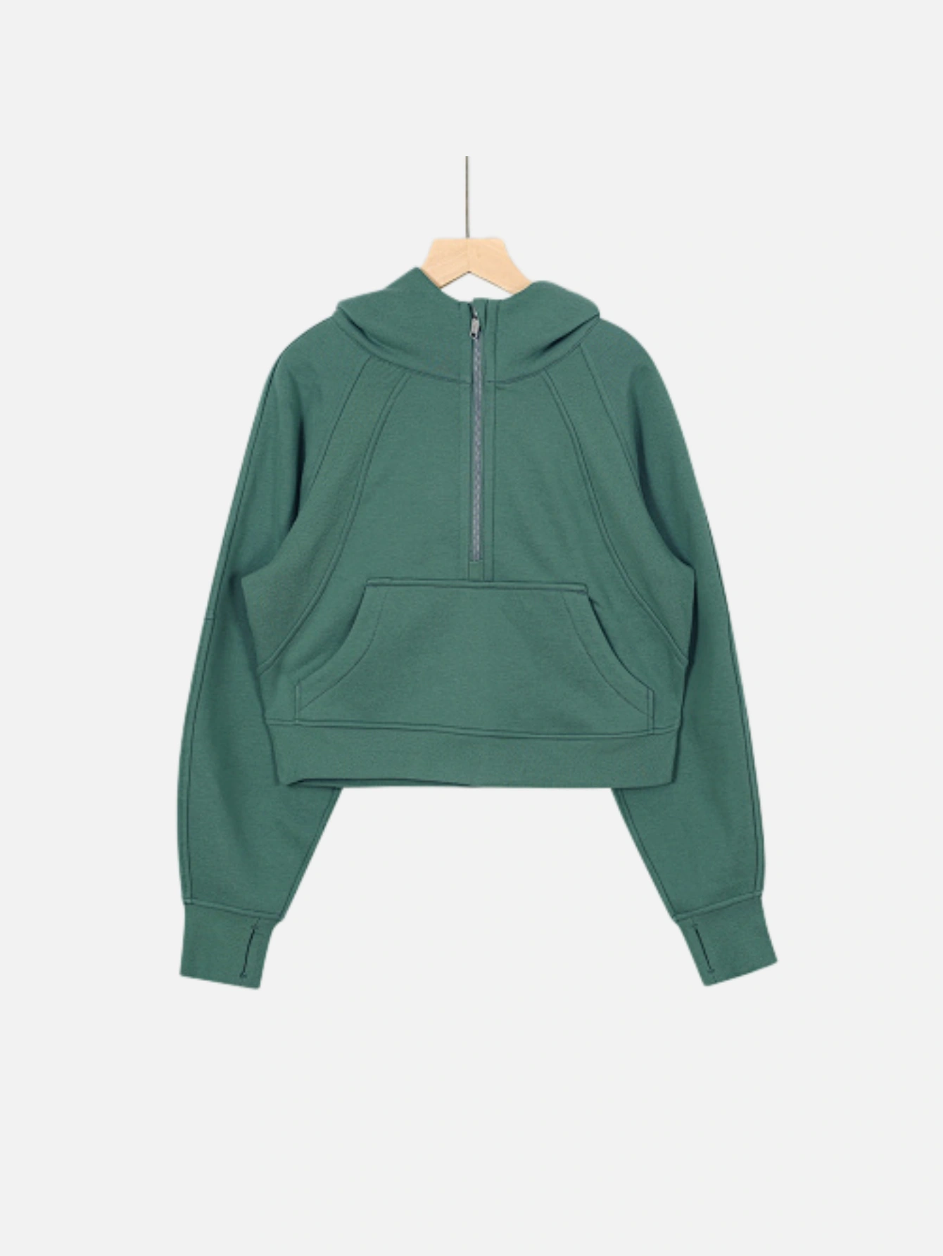 lululemon Cropped Half-Zip Hoodie - Lulualo
