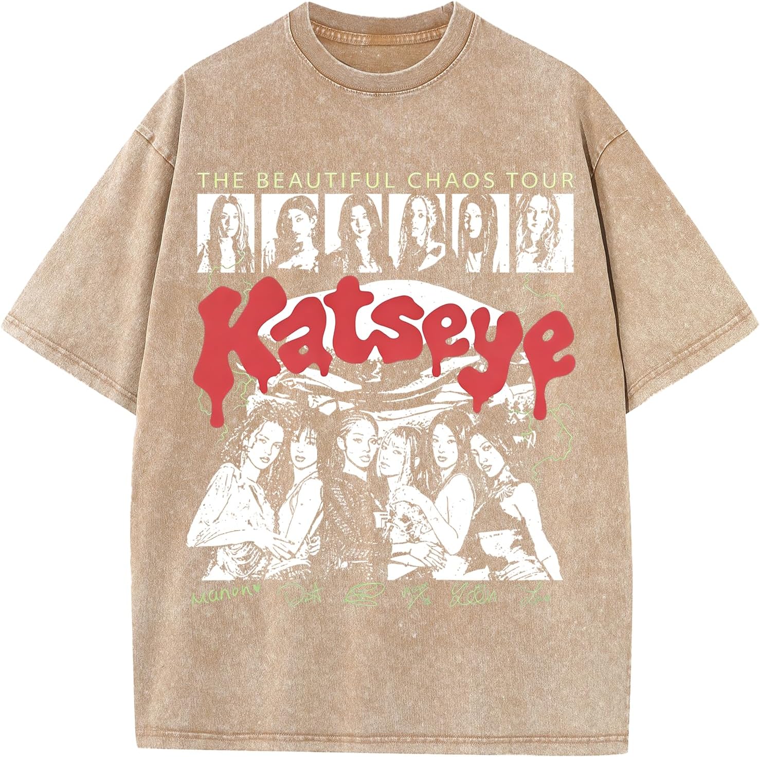 Shirt Tour Graphic Tee For Fans - KATSEYE MERCH​