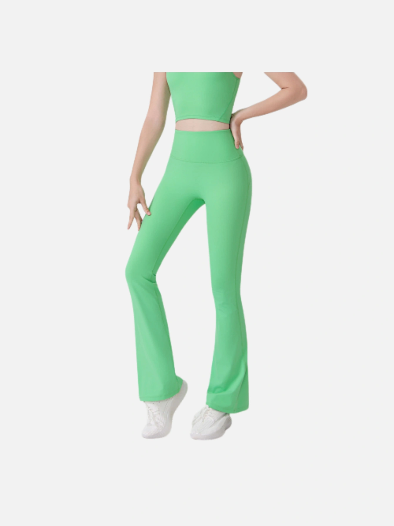 Women's High-Waist Split Flare Yoga Pants - Lulualo