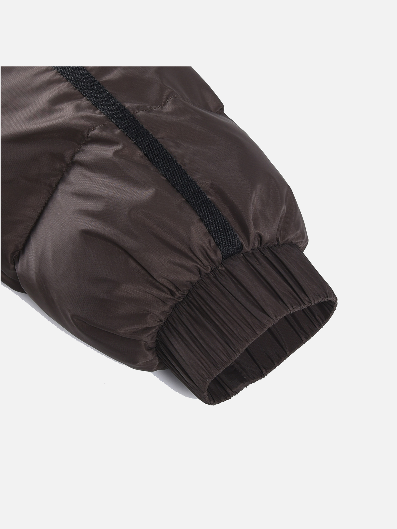 Alo Aspen Love Cropped Hooded Puffer Jacket - Coffee Brown - Lulualo