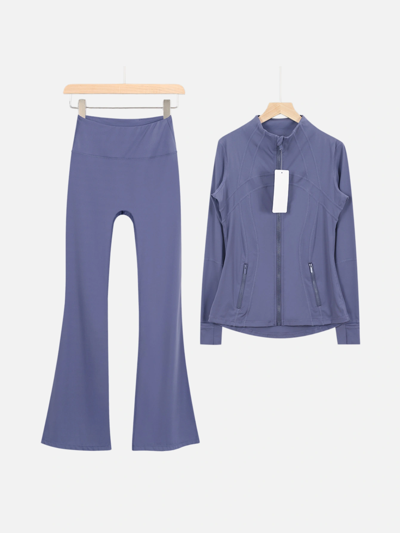 lululemon Zip-Up Jacket & Flared Pants 2-Piece Set - Lulualo