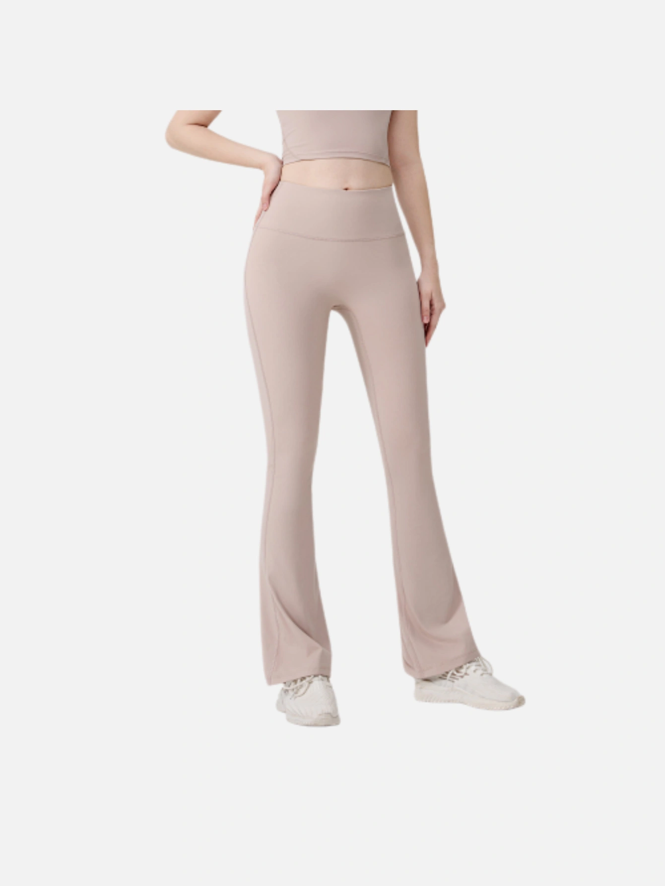 Women's High-Waist Split Flare Yoga Pants - Lulualo