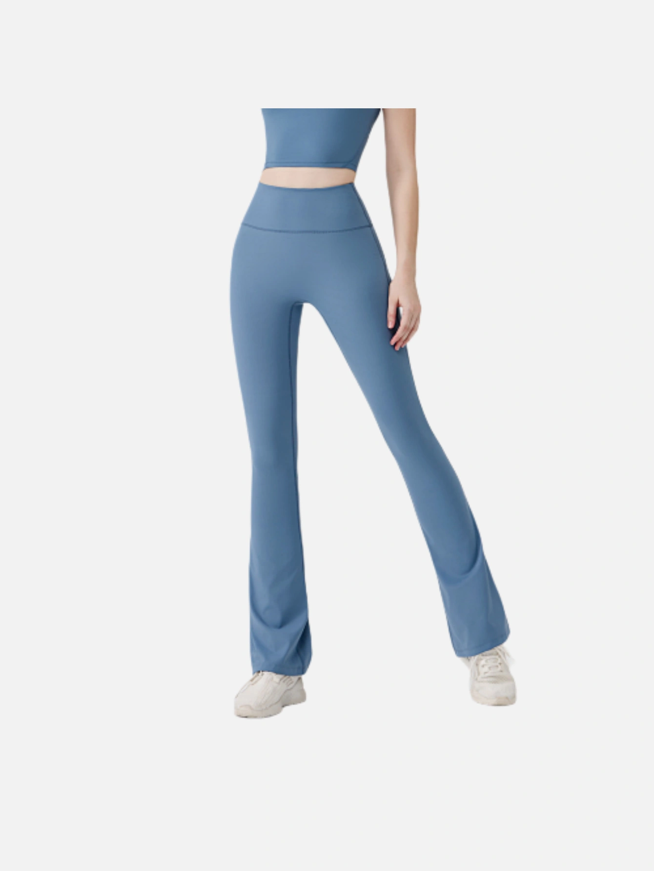 Women's High-Waist Split Flare Yoga Pants - Lulualo
