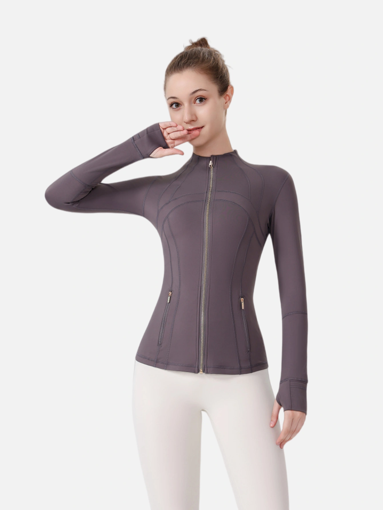 lululemon Slim-Fit Zip-Up Athletic Jacket - Lulualo
