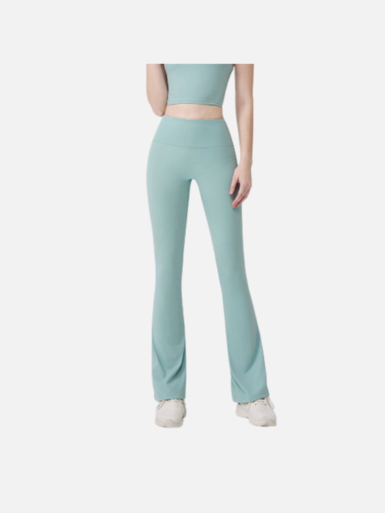 Women's High-Waist Split Flare Yoga Pants - Lulualo