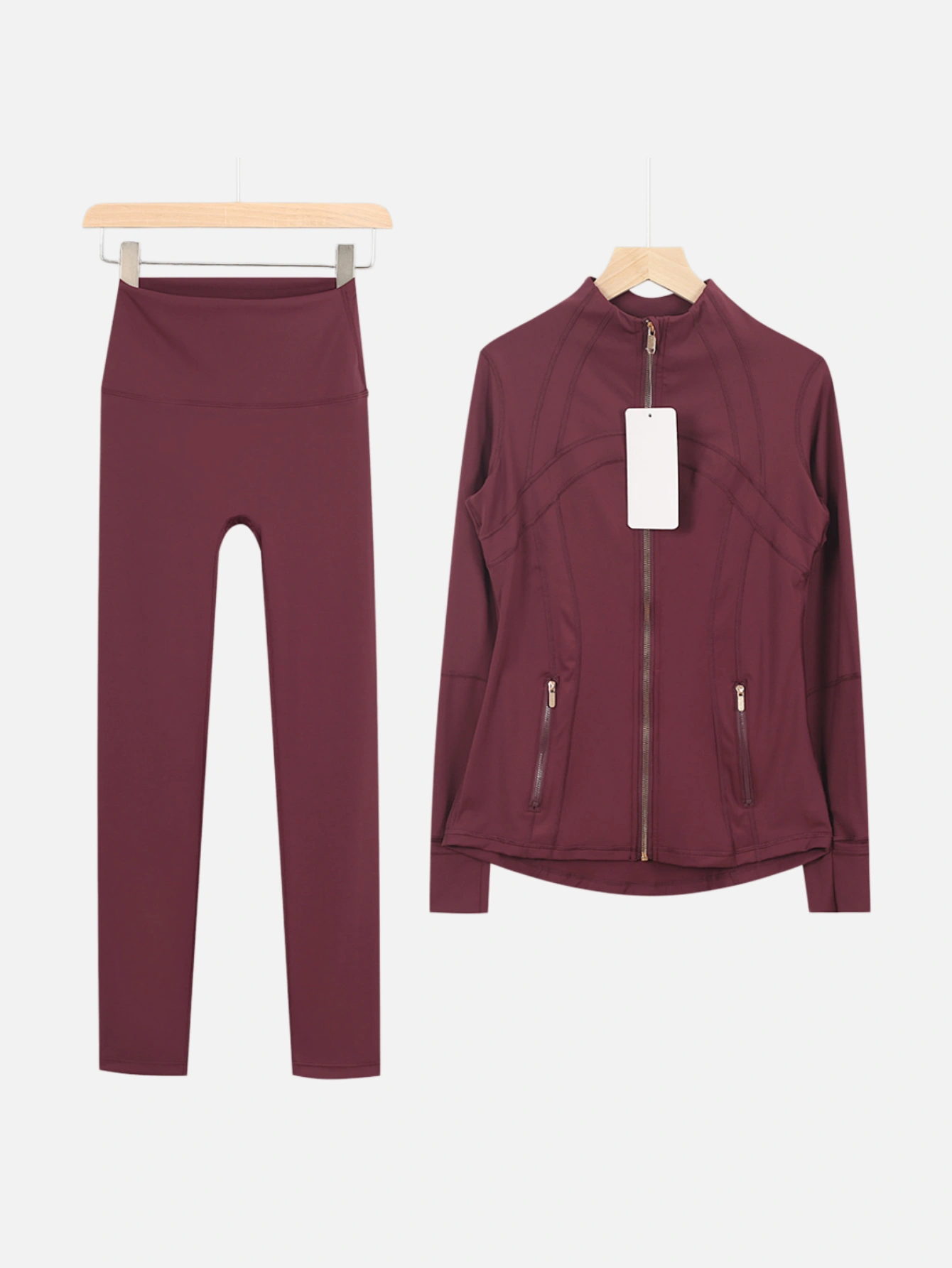 lululemon Zip-Up Jacket & Leggings 2-Piece Set - Lulualo