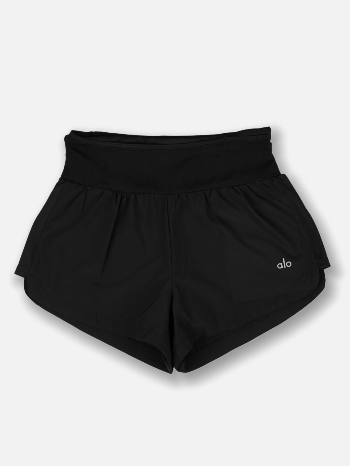 Women High Waist Lined Running Shorts, Quick Dry Lightweight 2-in-1 Athletic Shorts, Elastic Waist Workout Gym Yoga Shorts with Hidden Pocket - Lulualo