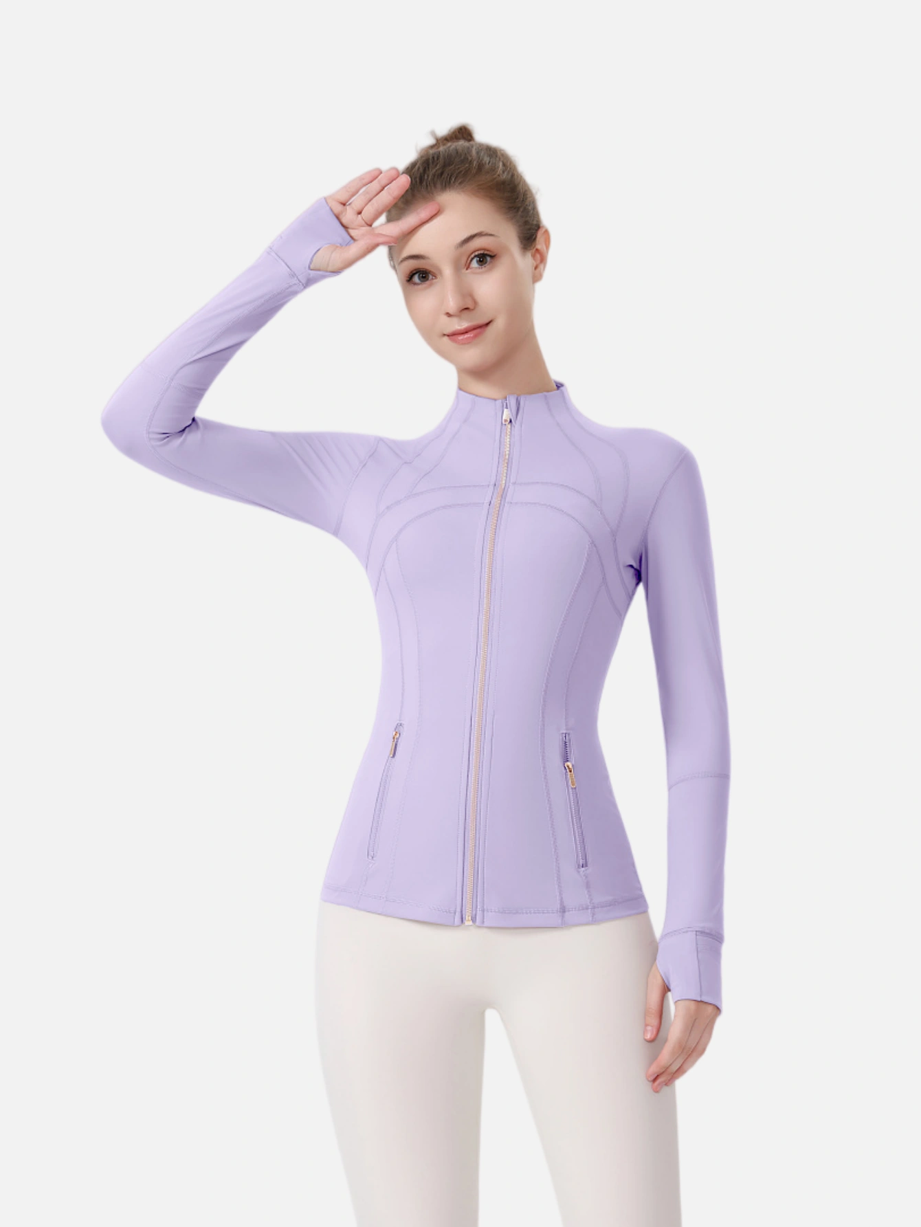 lululemon Slim-Fit Zip-Up Athletic Jacket - Lulualo