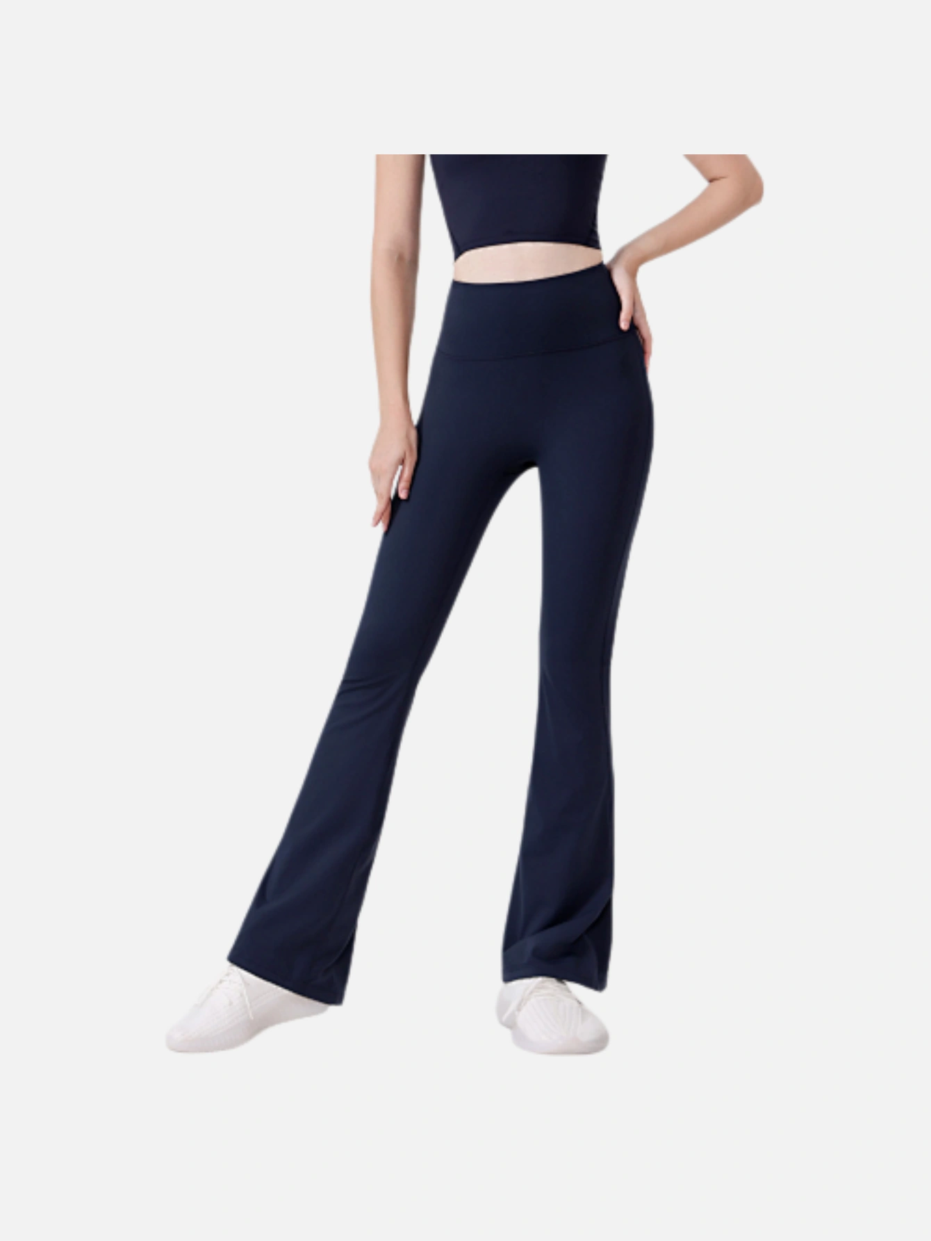 Women's High-Waist Split Flare Yoga Pants - Lulualo