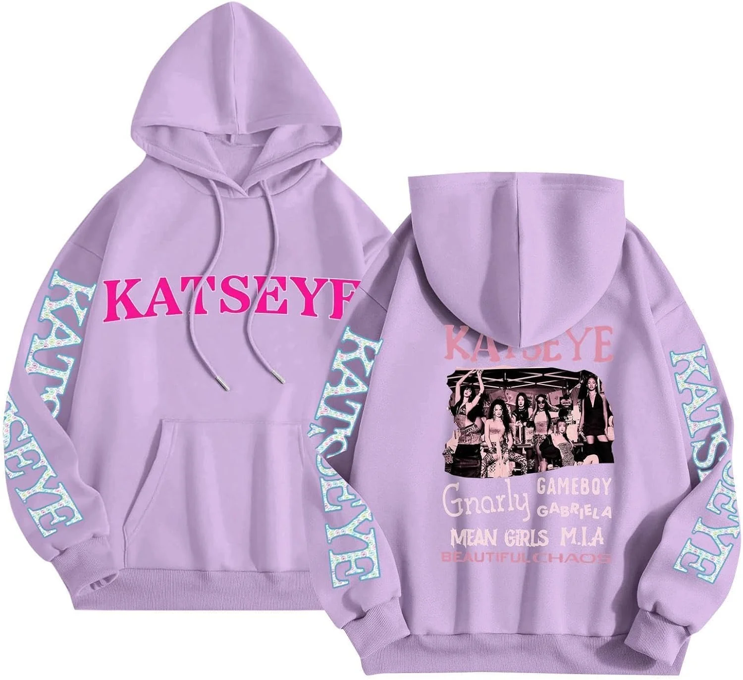 Cute Graphic Sweatshirt for Teens - KATSEYE MERCH​