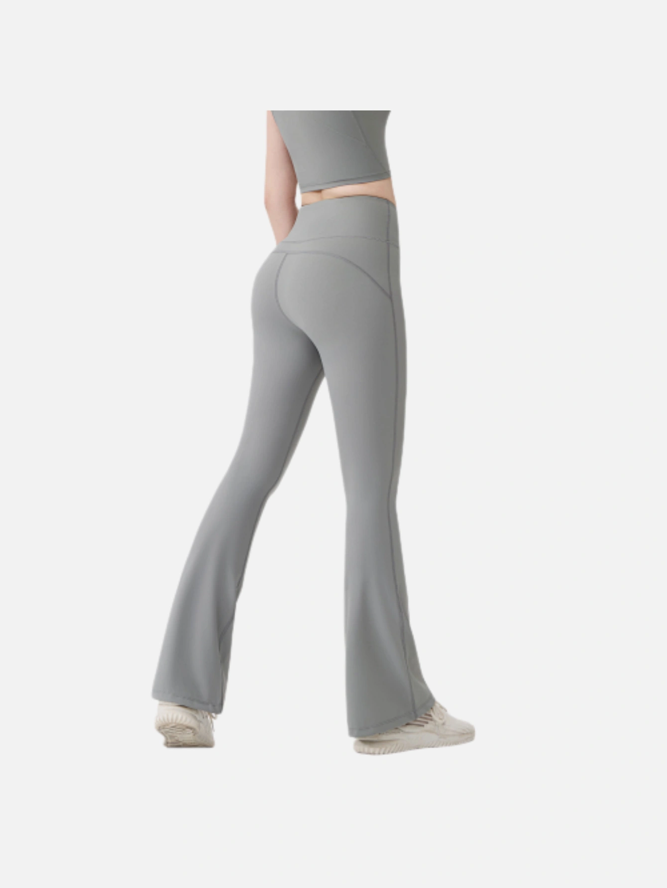 Women's High-Waist Split Flare Yoga Pants - Lulualo