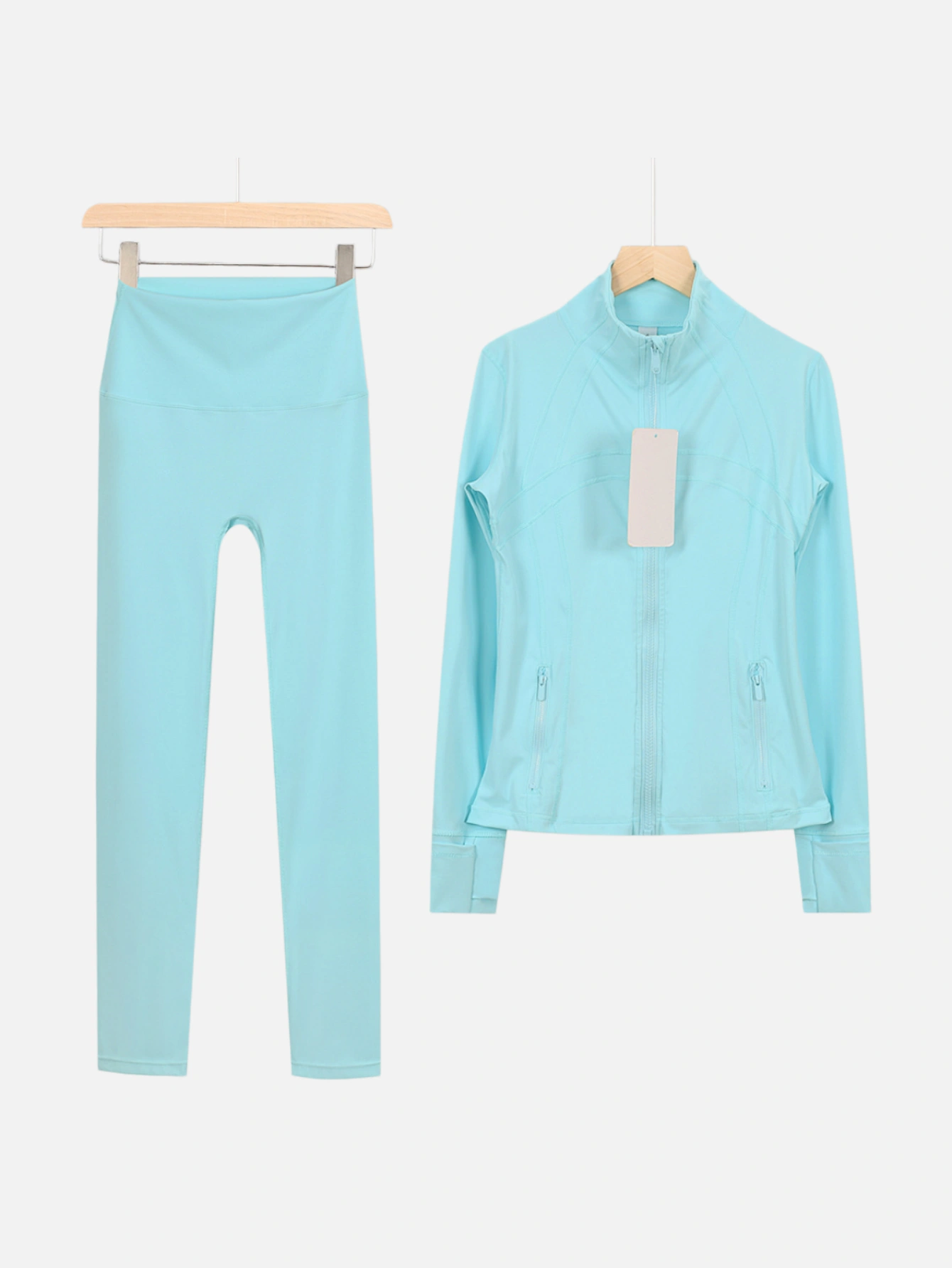 lululemon Zip-Up Jacket & High-Waist Slim Pants 2-Piece Set - Lulualo