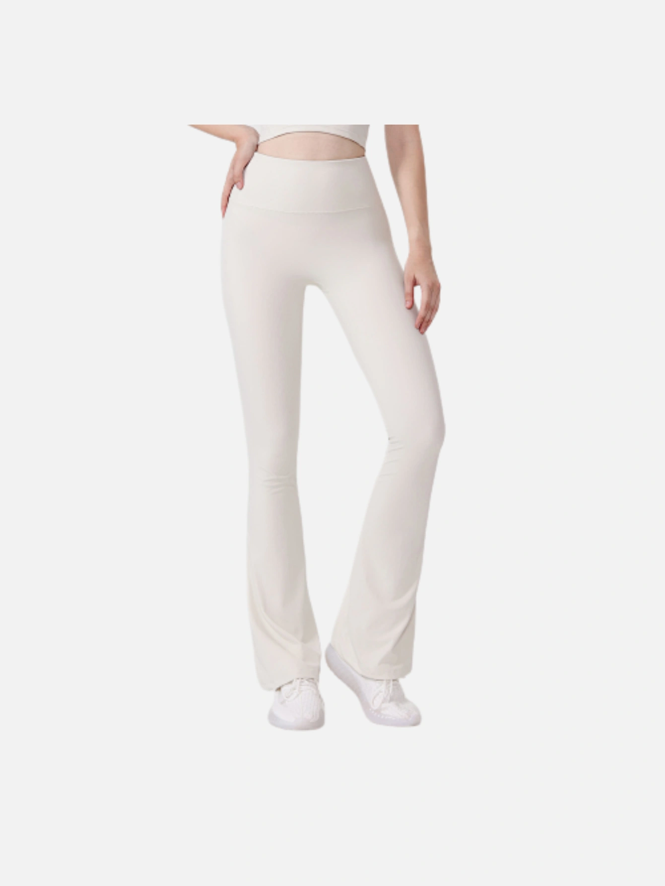 Women's High-Waist Split Flare Yoga Pants - Lulualo