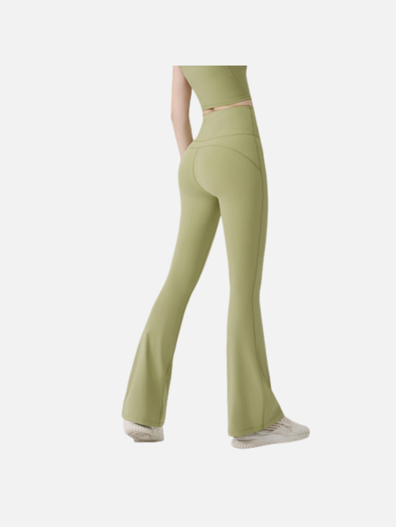 Women's High-Waist Split Flare Yoga Pants - Lulualo