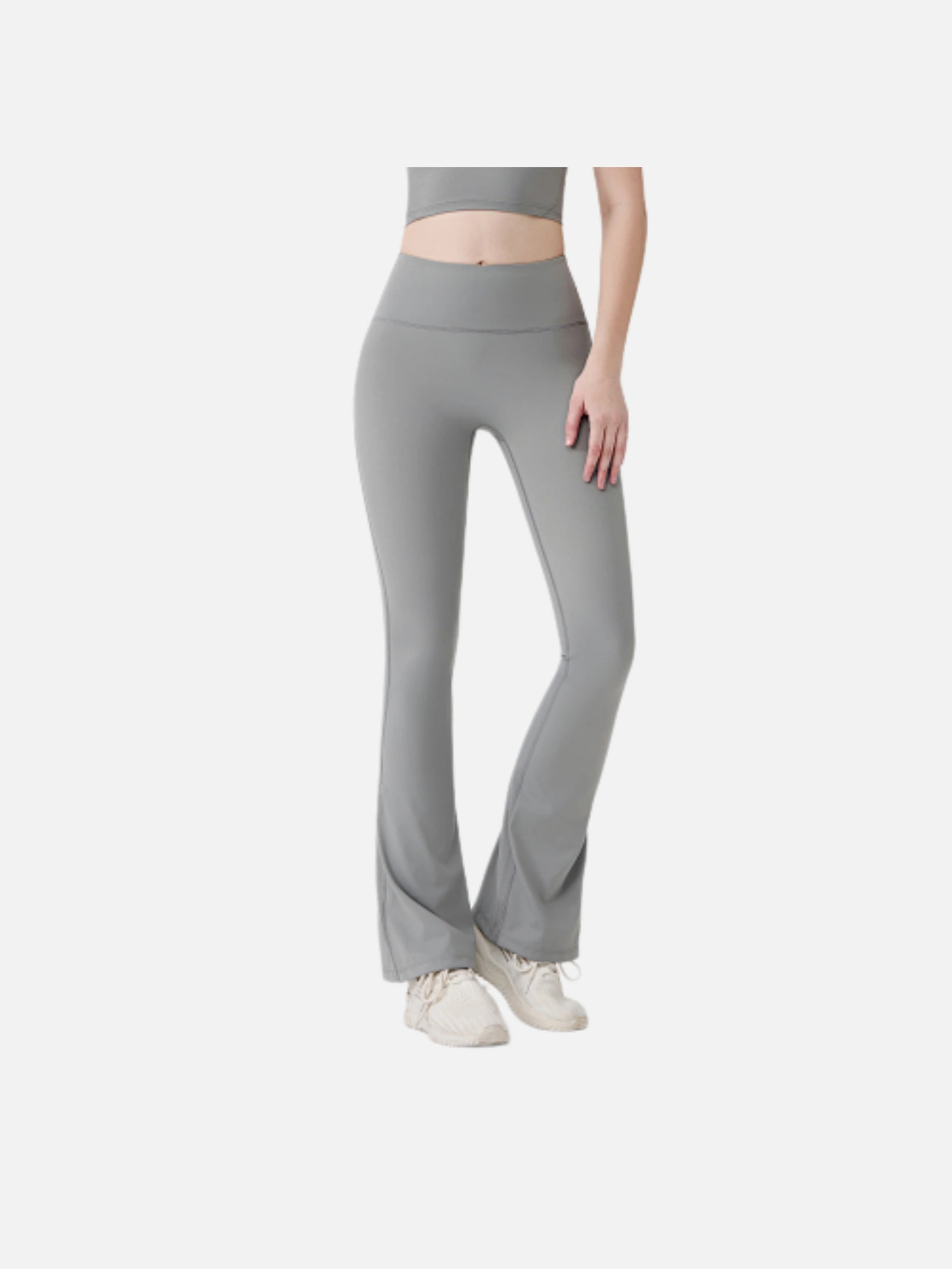 Women's High-Waist Split Flare Yoga Pants - Lulualo