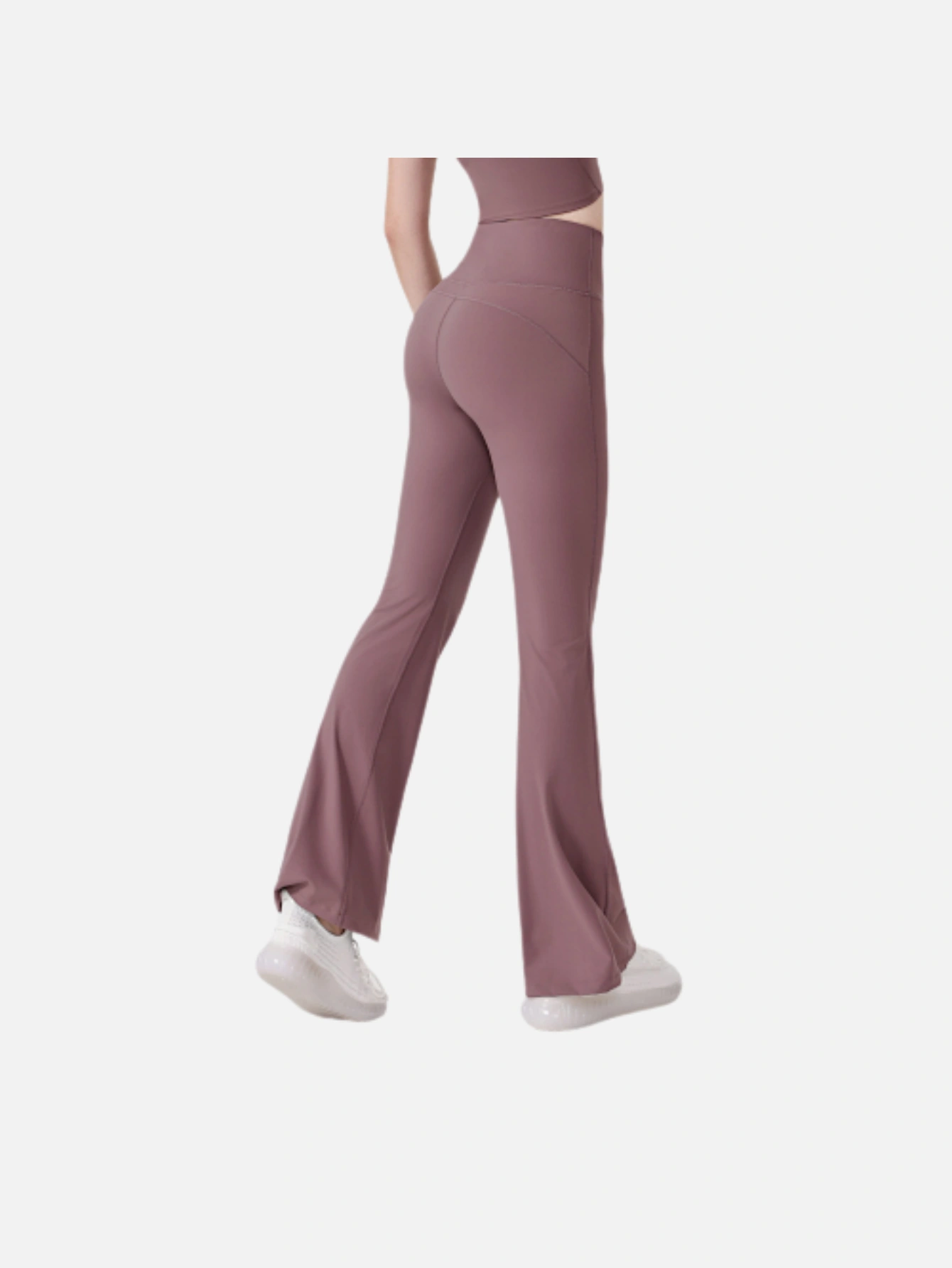 Women's High-Waist Split Flare Yoga Pants - Lulualo