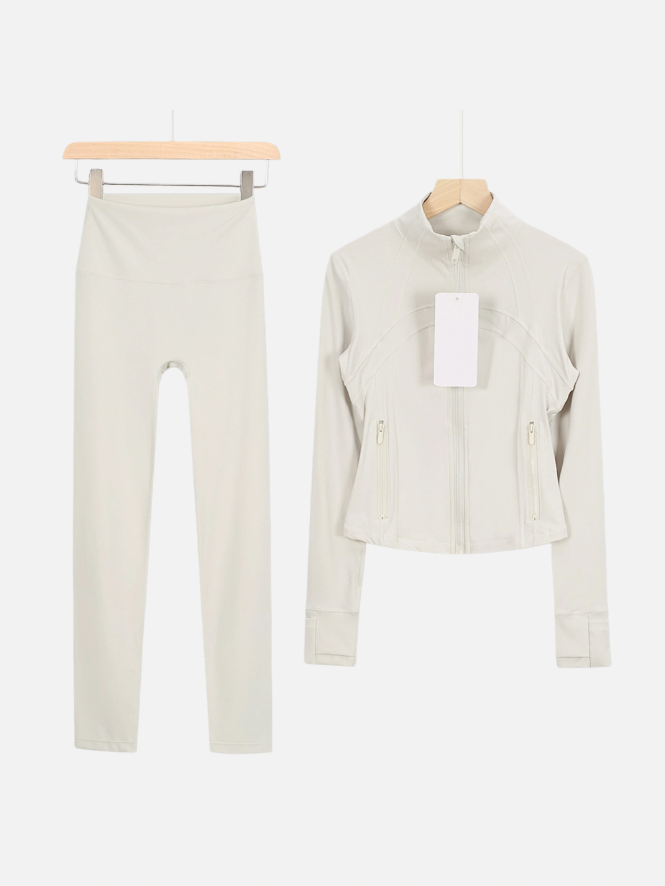 lululemon Cropped Zip-Up Jacket & High-Waist Slim Pants 2-Piece Set - Lulualo