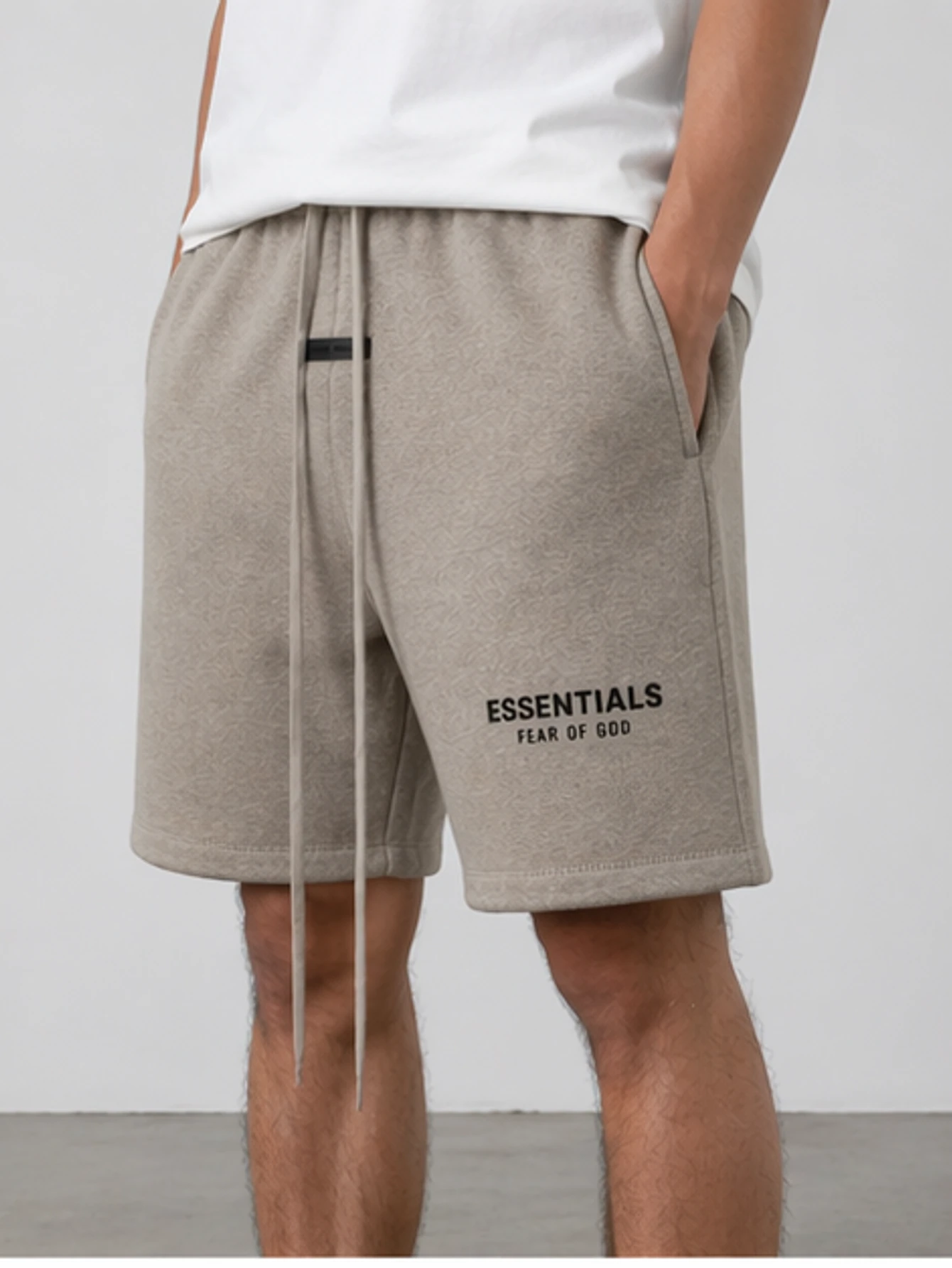 Essentials Cement Gray Shorts | US Warehouse - Lulualo