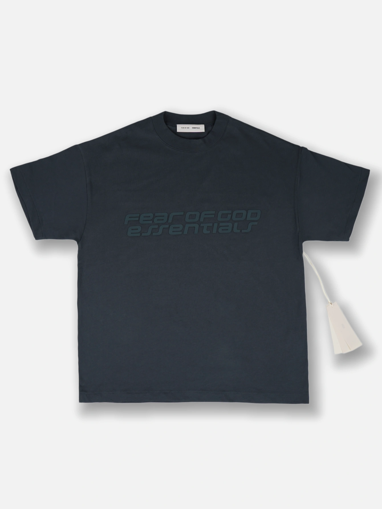 Essentials Relaxed Letter-Print T-Shirt - Lulualo