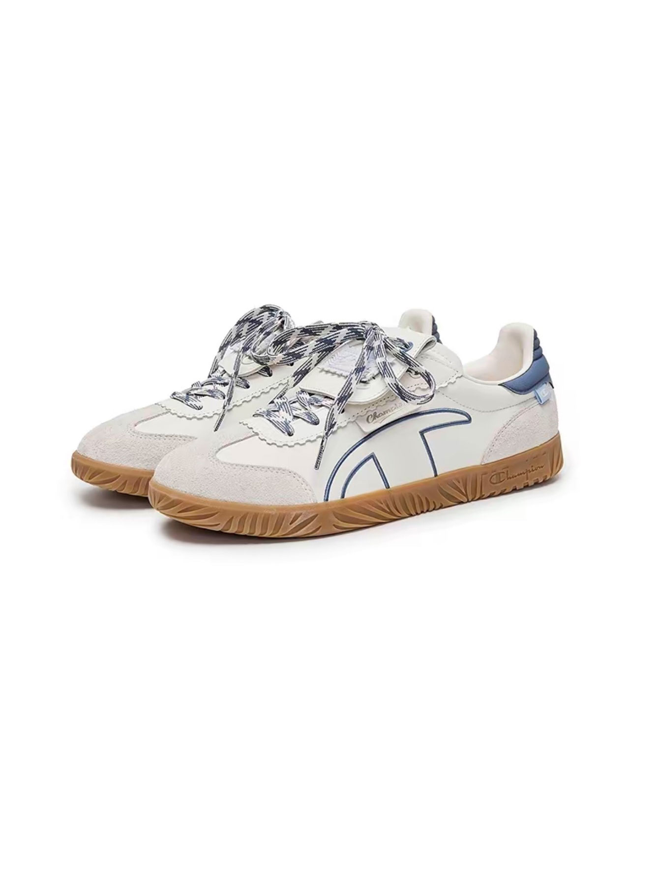Unisex Retro Gum-Sole Leather & Suede Sneakers - Lulualo