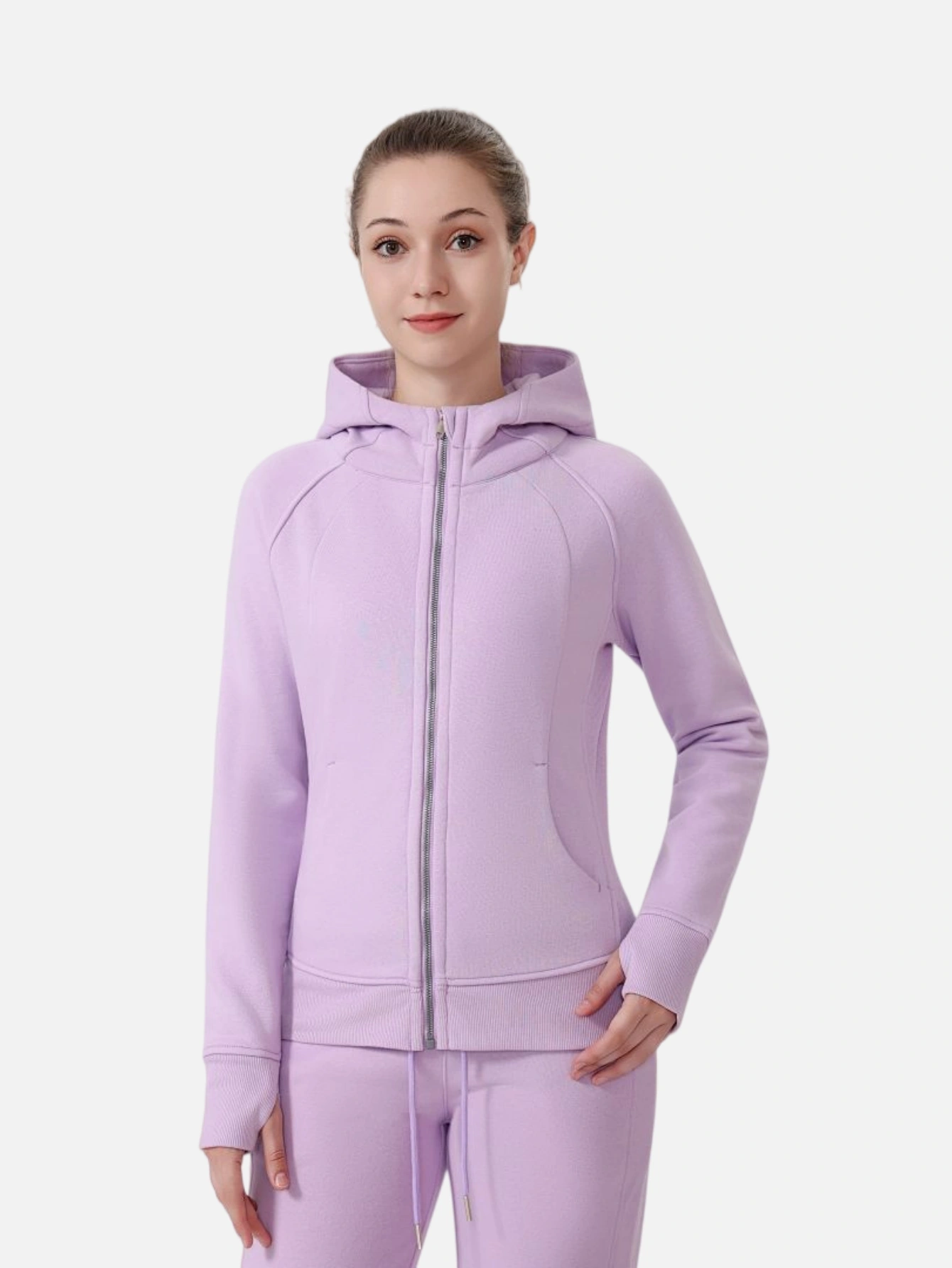lululemon Cropped Full-Zip Hoodie - Lulualo