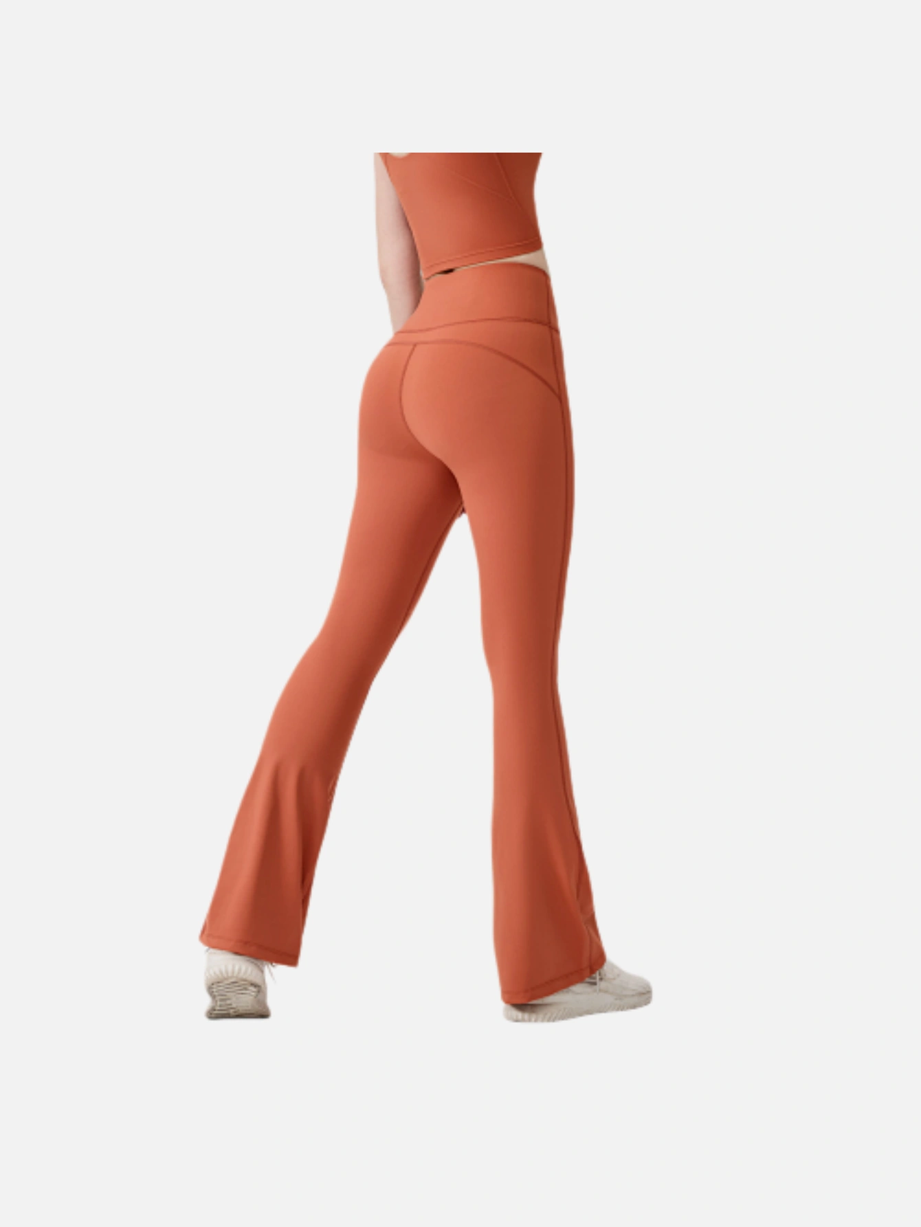 Women's High-Waist Split Flare Yoga Pants - Lulualo