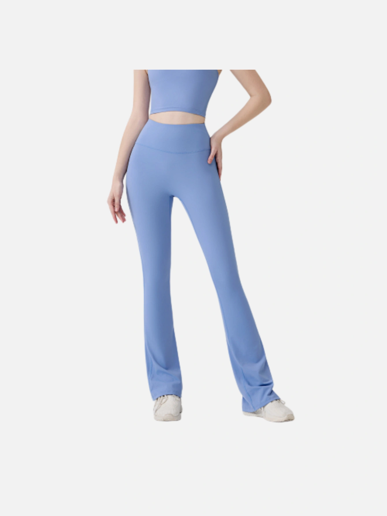 Women's High-Waist Split Flare Yoga Pants - Lulualo