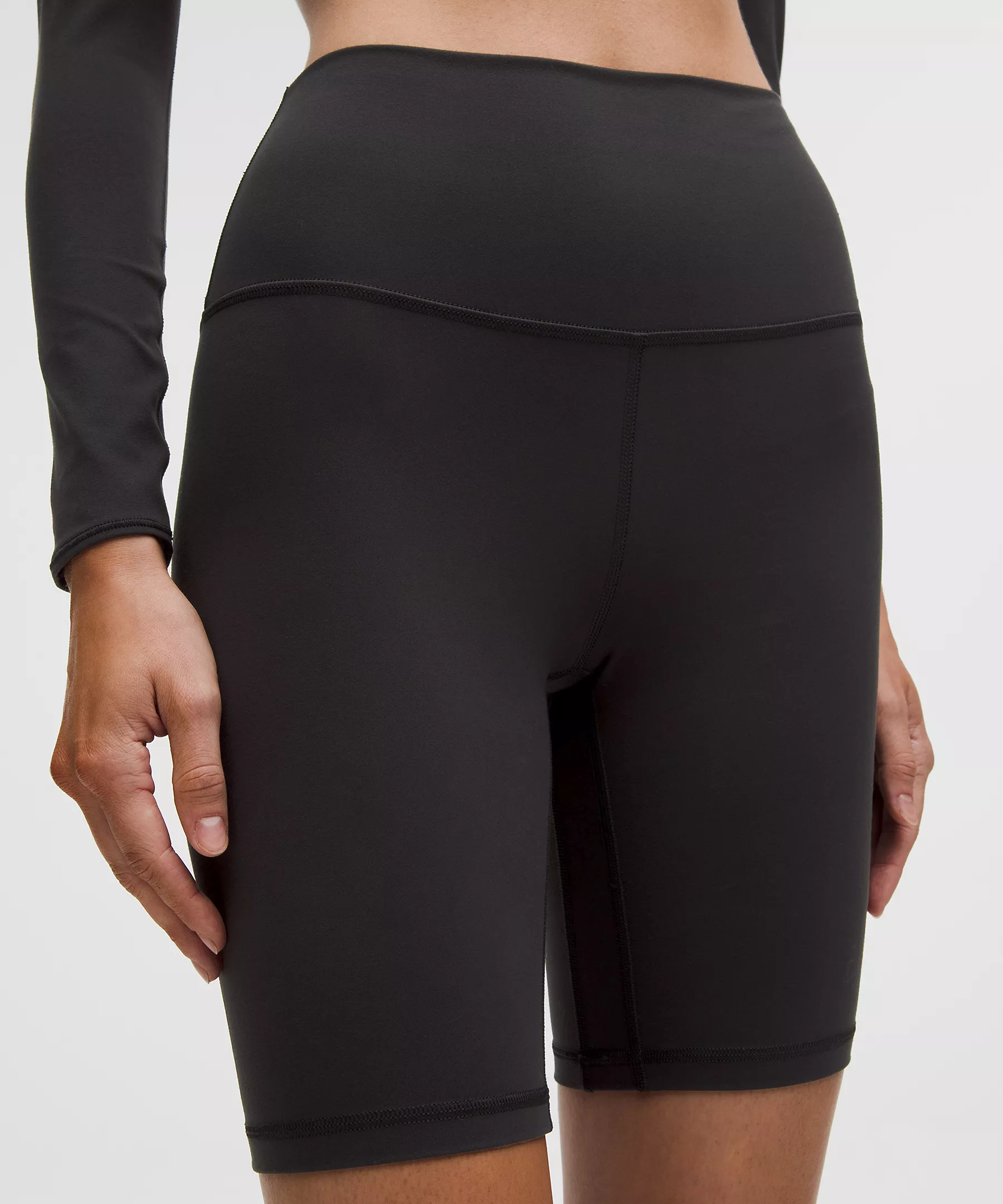 [Fast Ship From US Warehouse]Women High Waist Naked Feeling Yoga Shorts - Lulualo