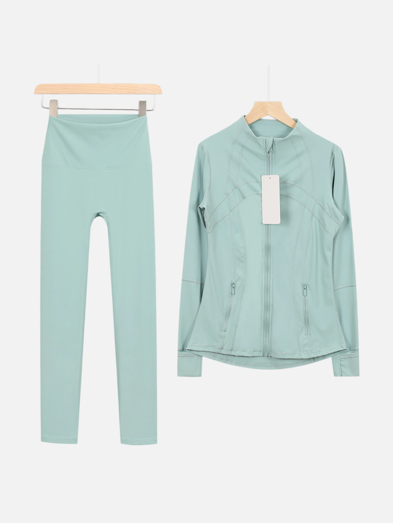 lululemon Zip-Up Jacket & High-Waist Slim Pants 2-Piece Set - Lulualo