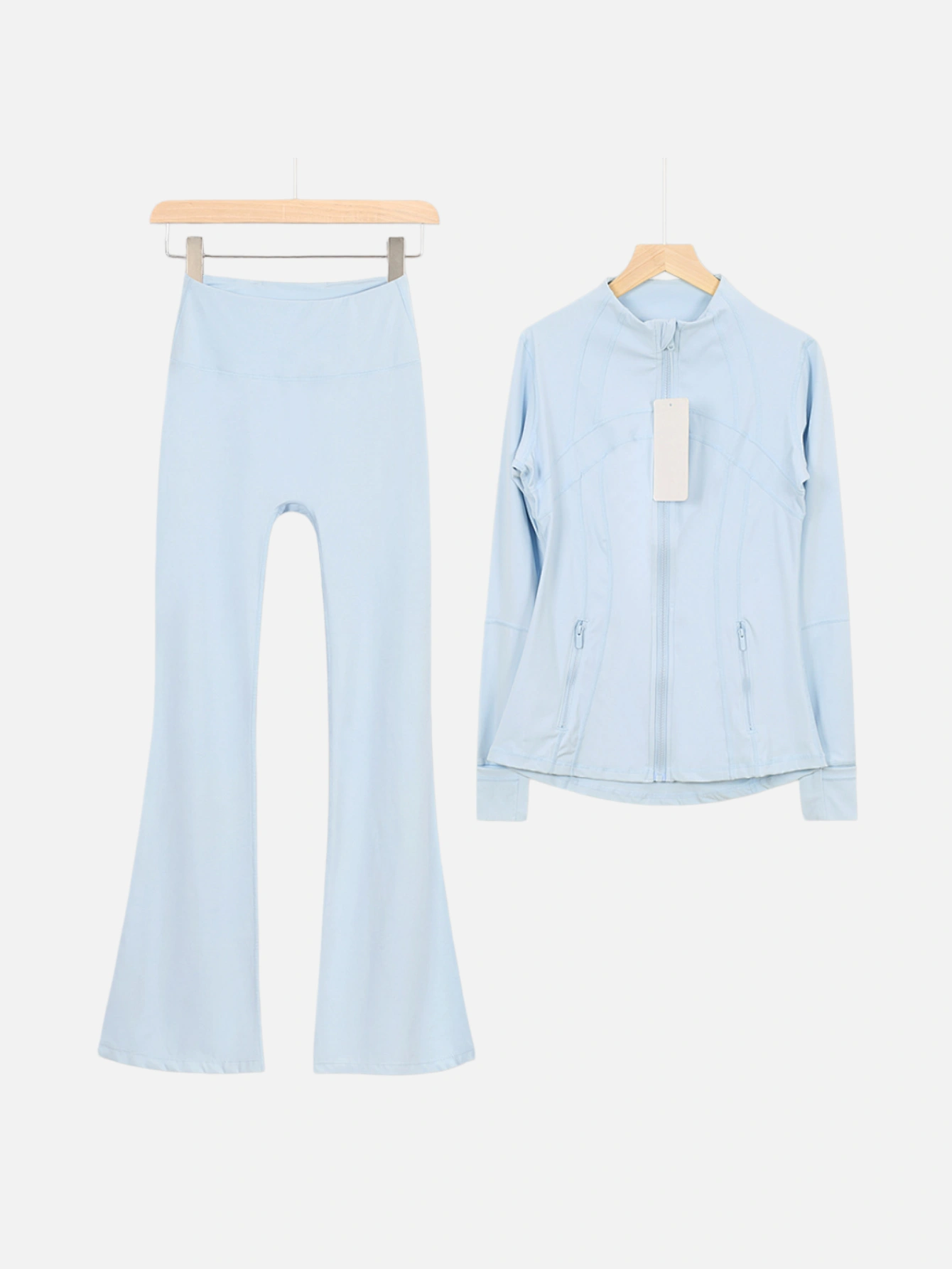lululemon Zip-Up Jacket & Flared Pants 2-Piece Set - Lulualo