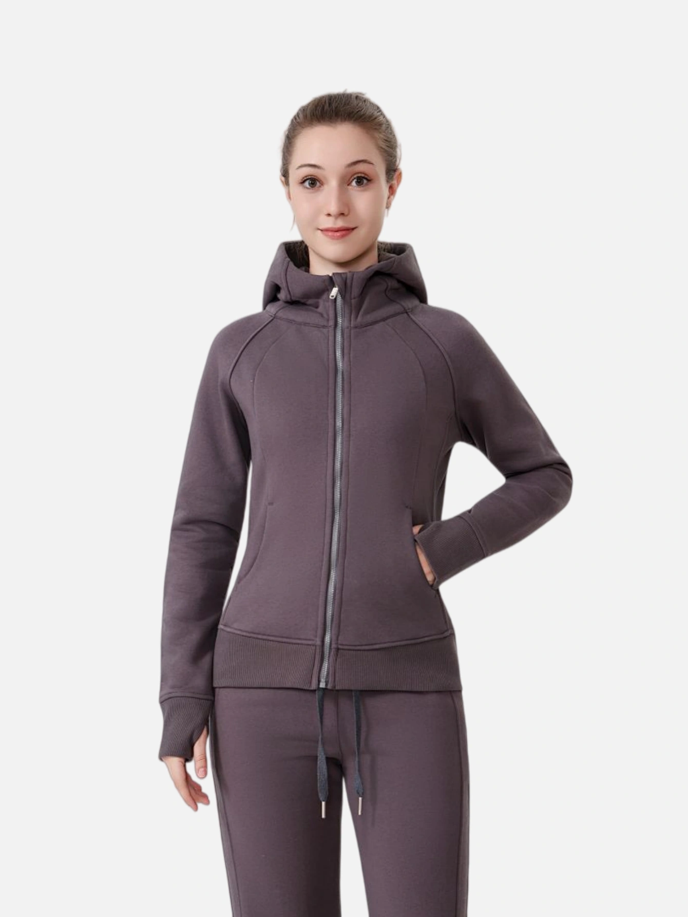 lululemon Cropped Full-Zip Hoodie - Lulualo