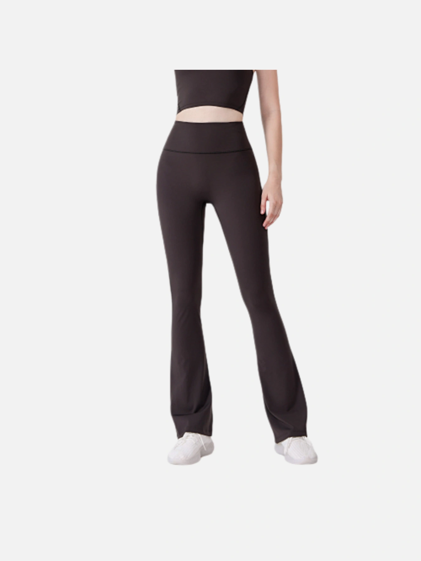 Women's High-Waist Split Flare Yoga Pants - Lulualo