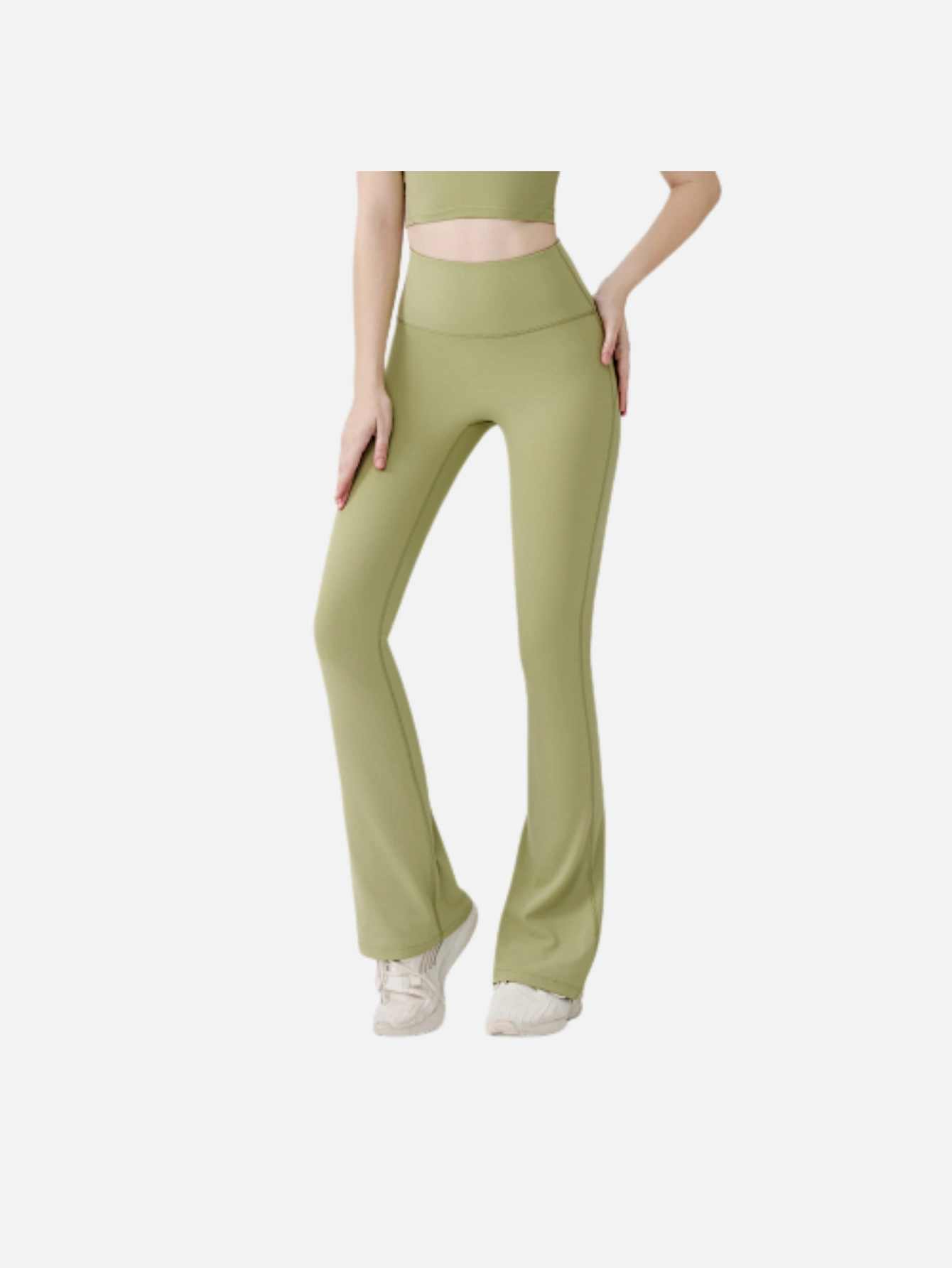 Women's High-Waist Split Flare Yoga Pants - Lulualo
