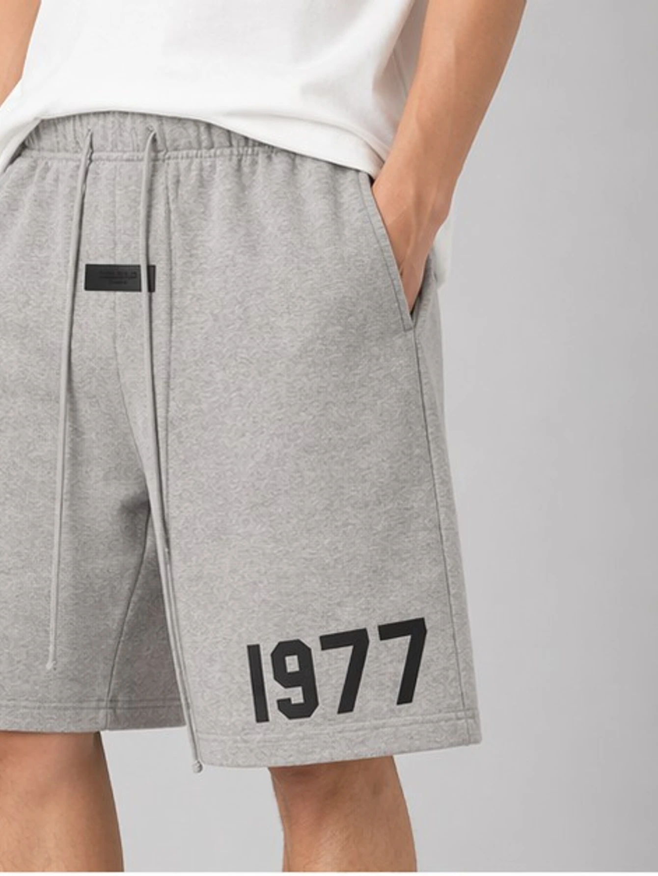 Essentials Dark Oatmeal 1977 Shorts | US Warehouse - Lulualo