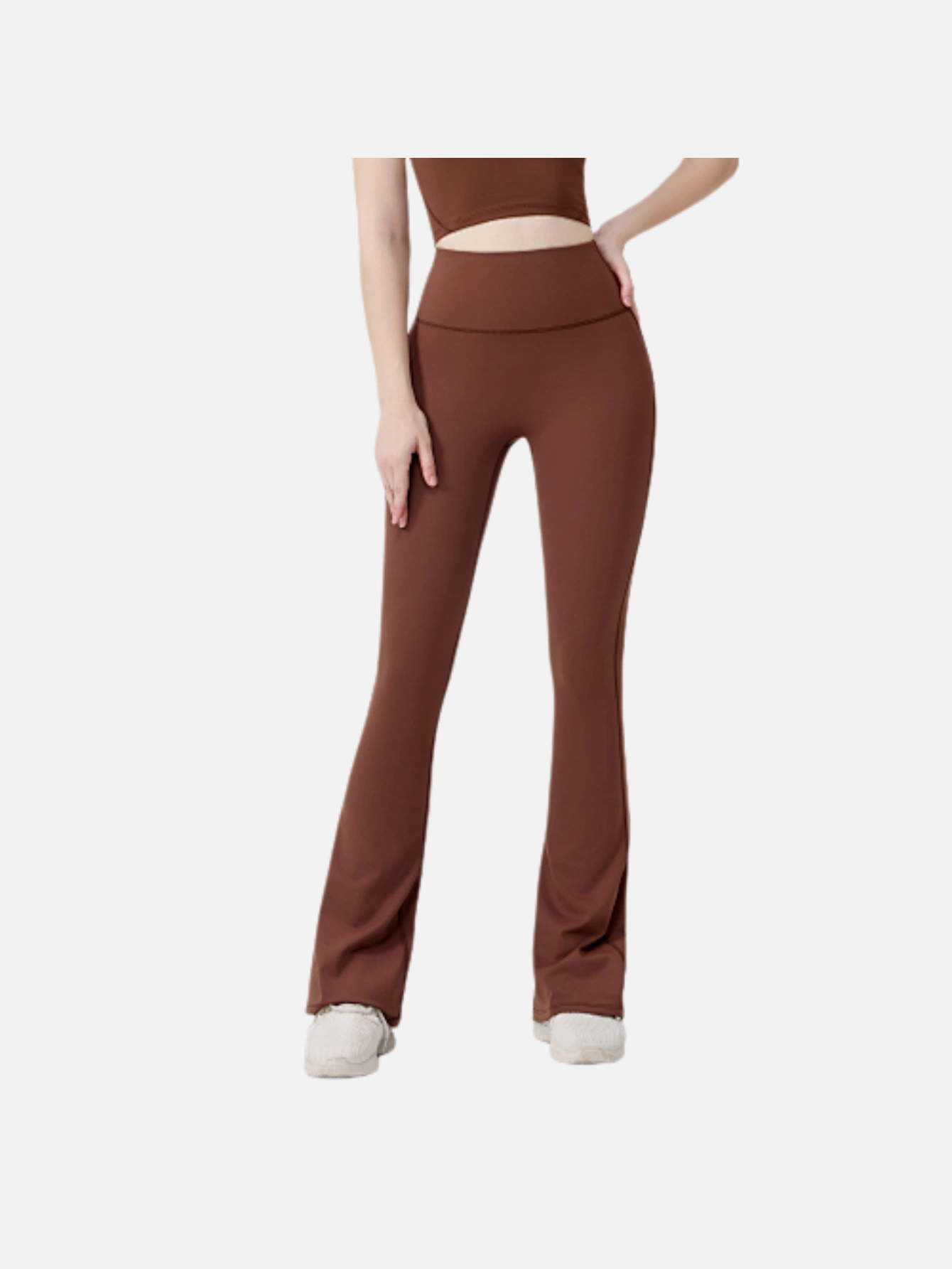 Women's High-Waist Split Flare Yoga Pants - Lulualo