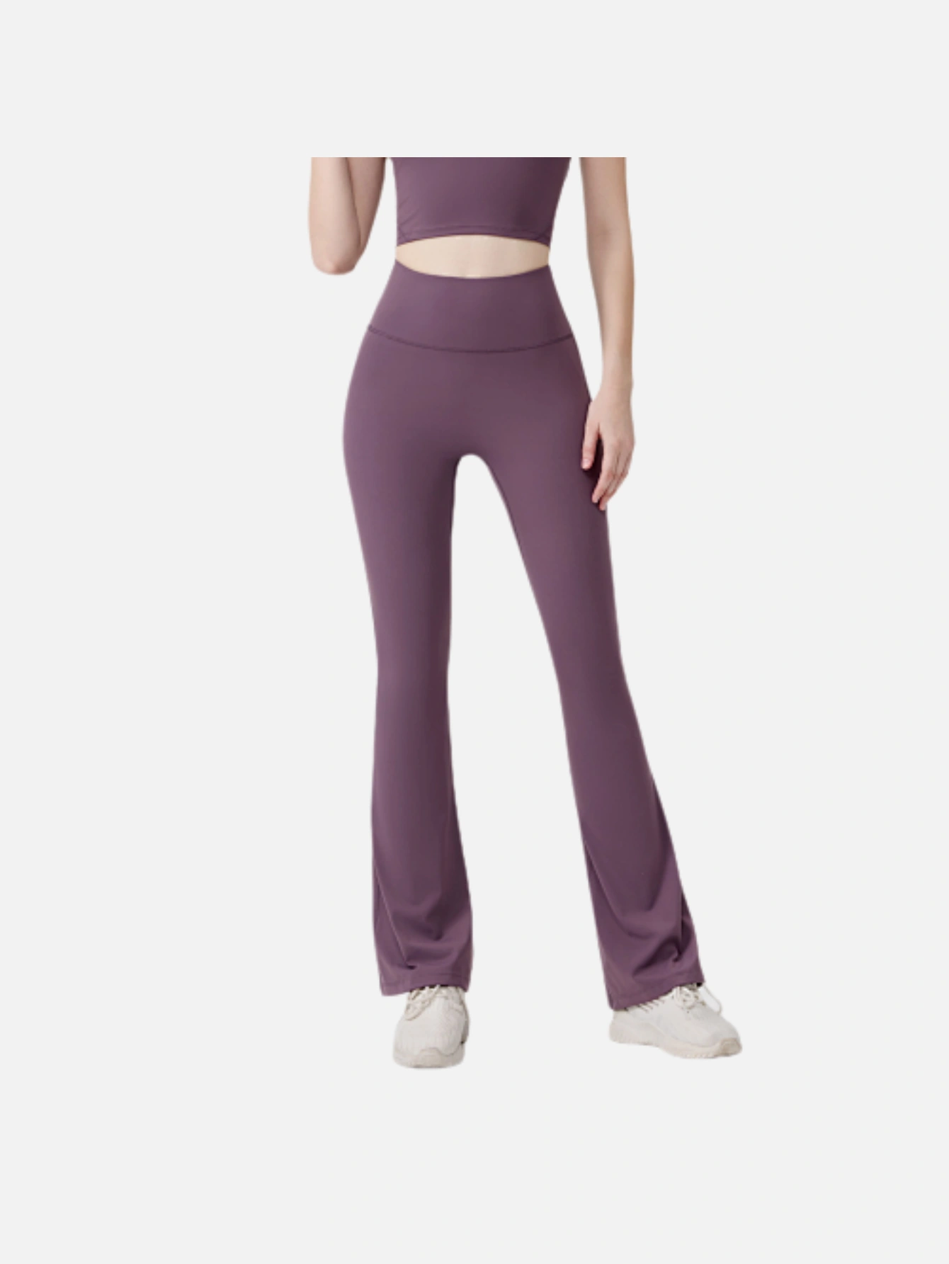 Women's High-Waist Split Flare Yoga Pants - Lulualo