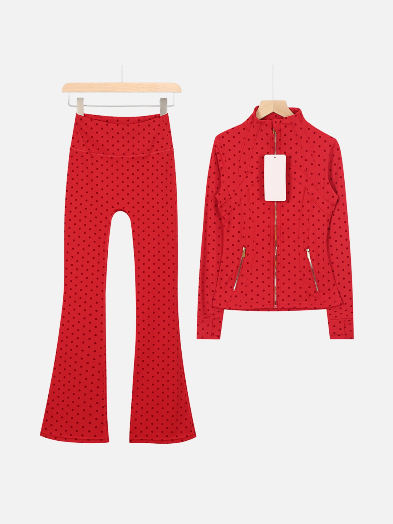 lululemon Zip-Up Jacket & Flared Leggings 2-Piece Set - Lulualo