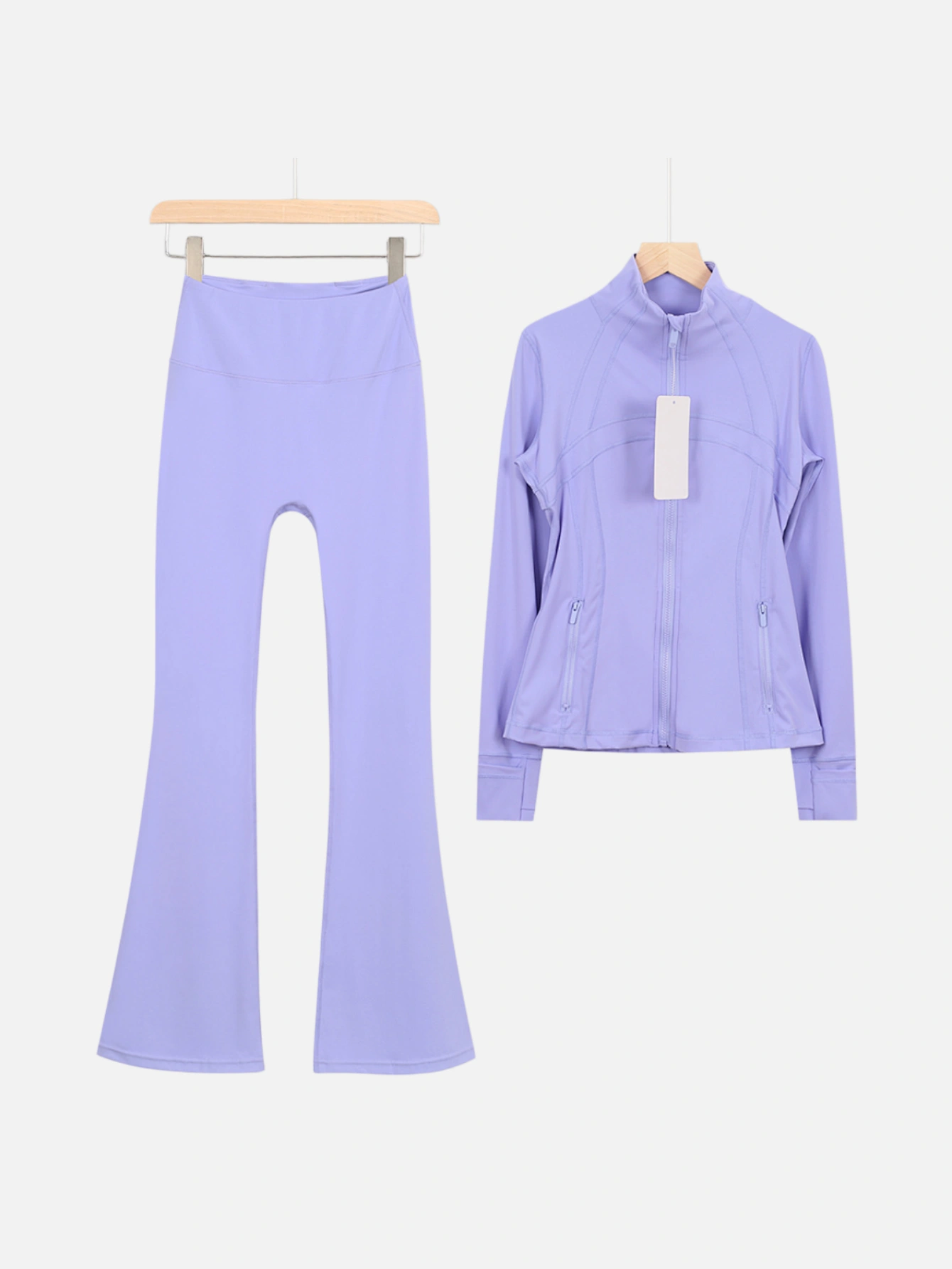 lululemon Zip-Up Jacket & Flared Pants 2-Piece Set - Lulualo
