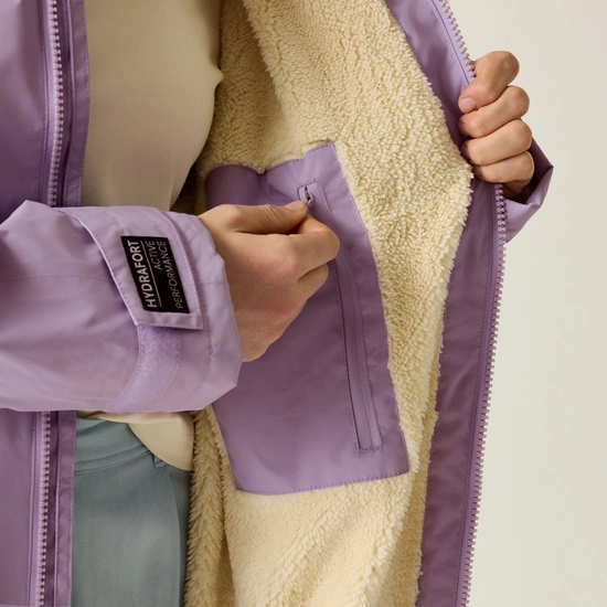Adult Waterproof Changing Robe | Pansy Purple
