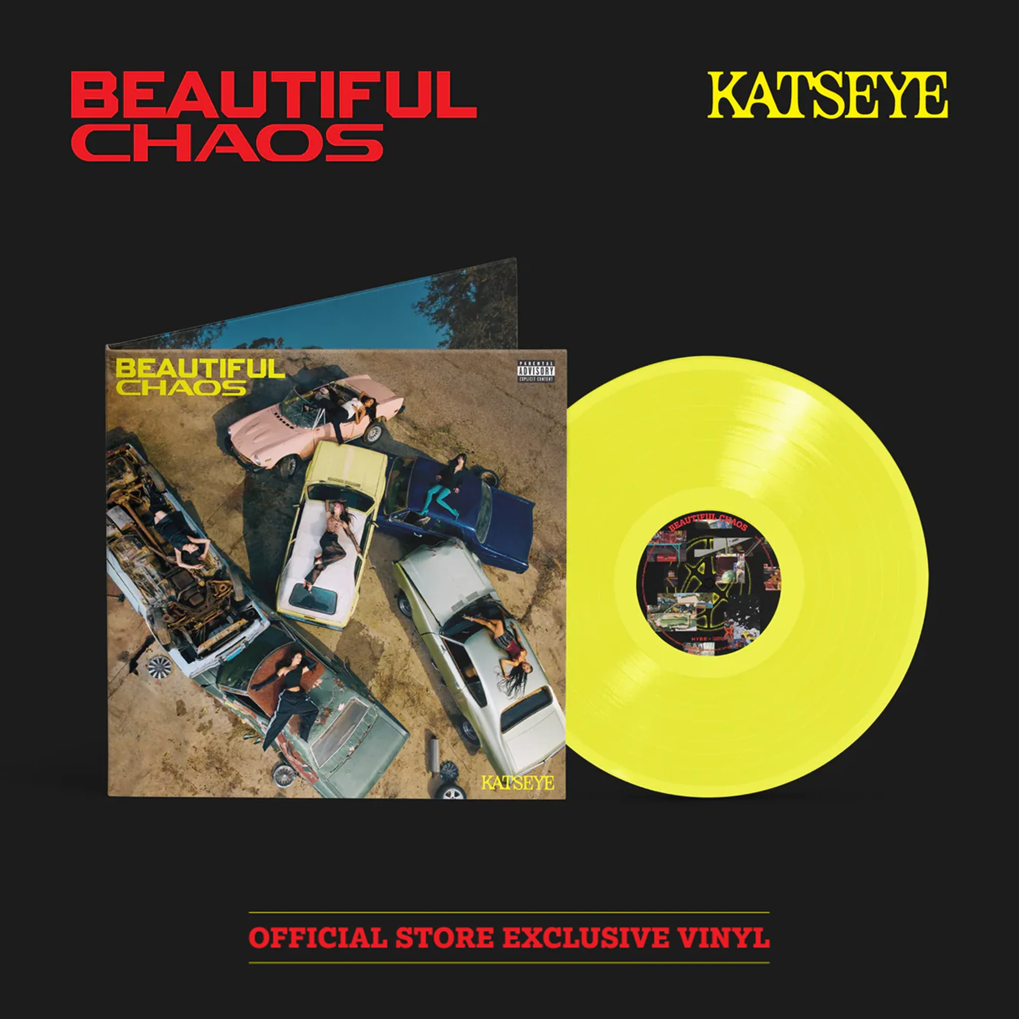 BEAUTIFUL CHAOS - Official Store Exclusive Vinyl - KATSEYE MERCH​
