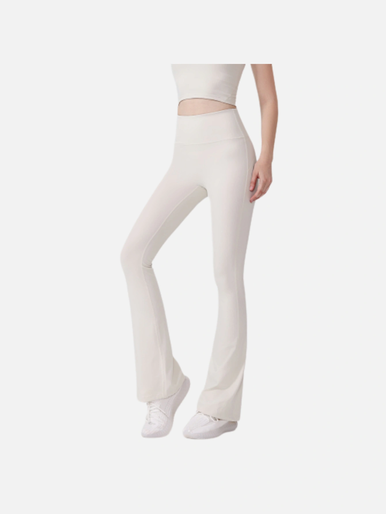 Women's High-Waist Split Flare Yoga Pants - Lulualo