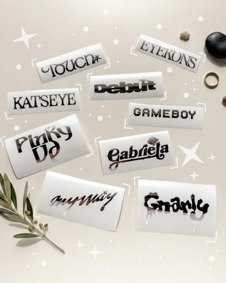 Katseye Holographic Vinyl Stickers For Eyekons Waterproof - KATSEYE MERCH​