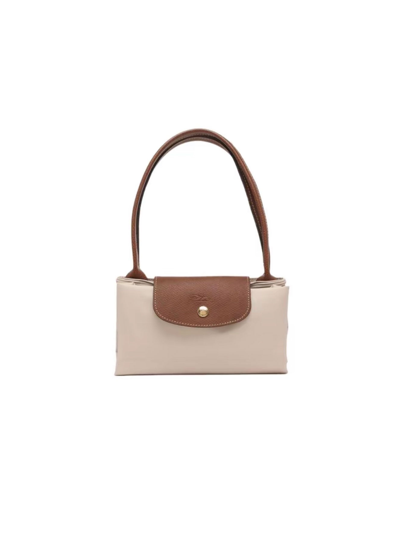 [Fast Ship From US Warehouse]Classic Leather Trim Nylon Tote Handbag - Lulualo