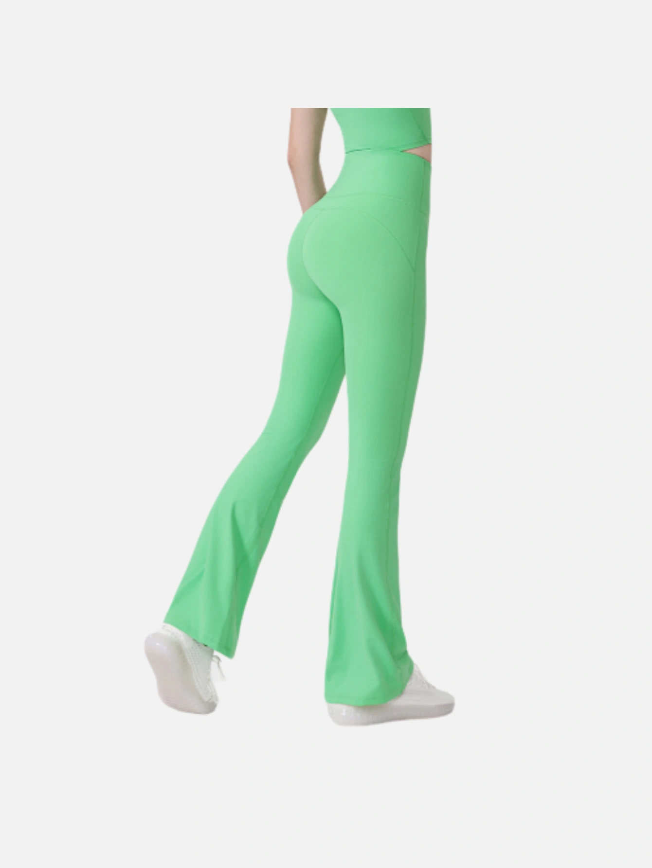 Women's High-Waist Split Flare Yoga Pants - Lulualo