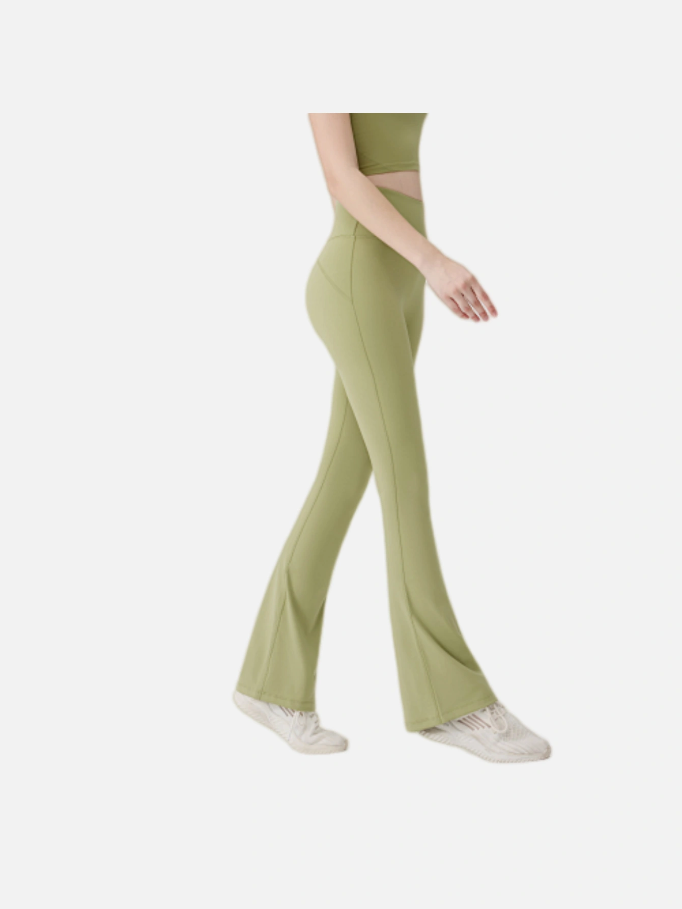 Women's High-Waist Split Flare Yoga Pants - Lulualo