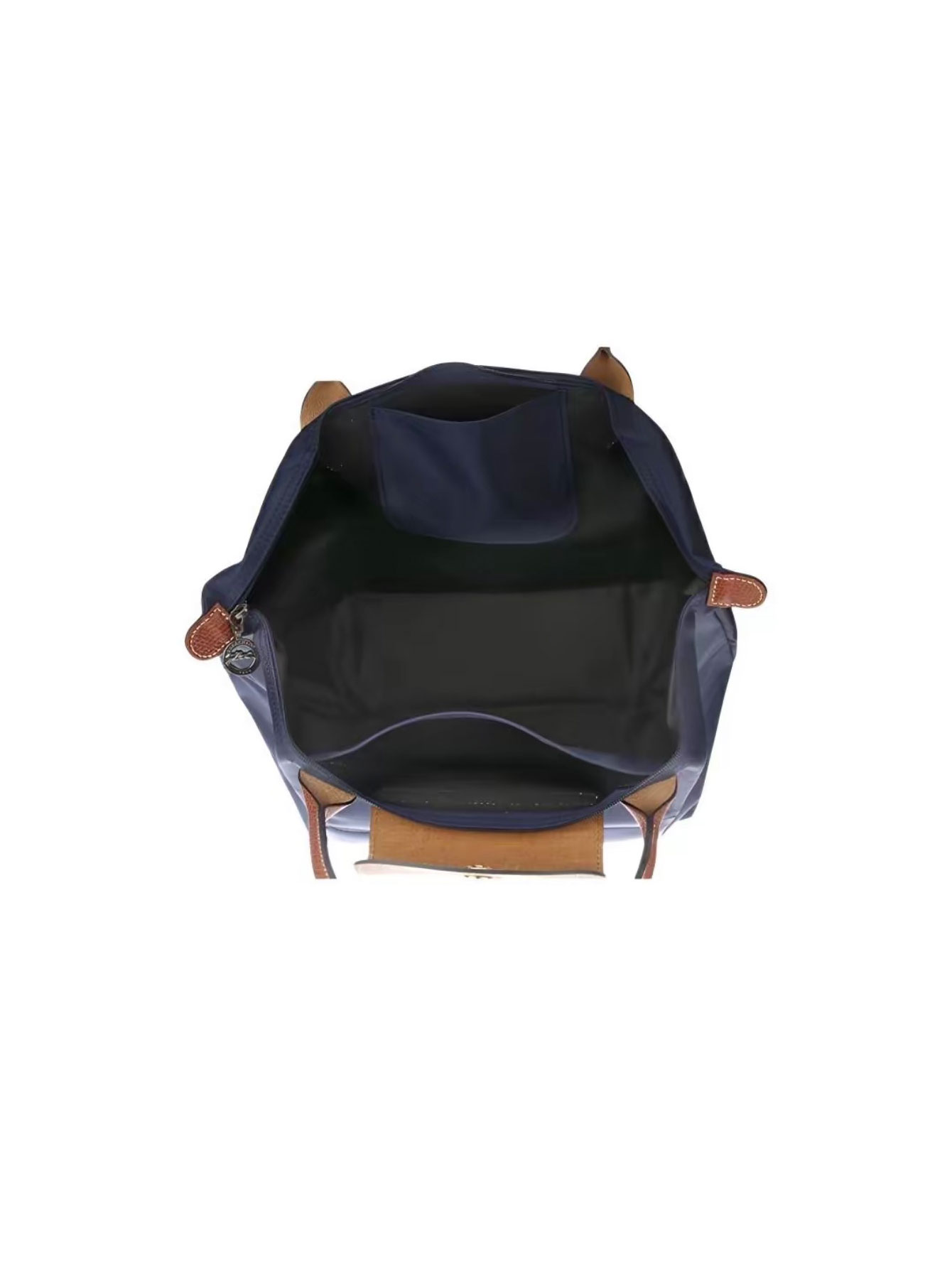 [Fast Ship From US Warehouse]Classic Leather Trim Nylon Tote Handbag - Lulualo